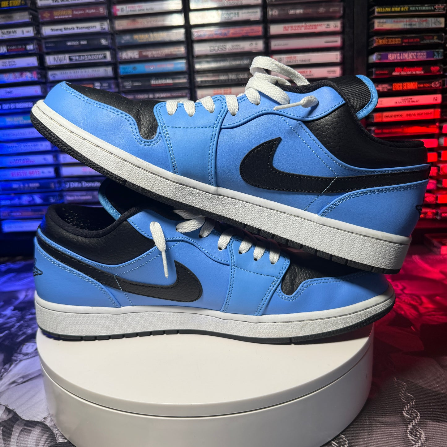 Nike Air Jordan 1 Retro Low University Blue/Black-White sz 13 553558-403