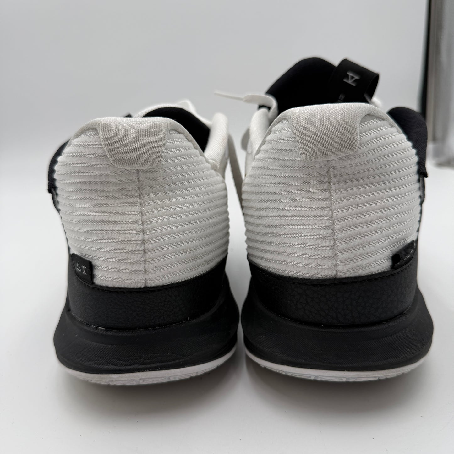 Used Nike Kyrie Low 5 Mens Size 12 Black White Gold Basketball Shoes DJ6012 101