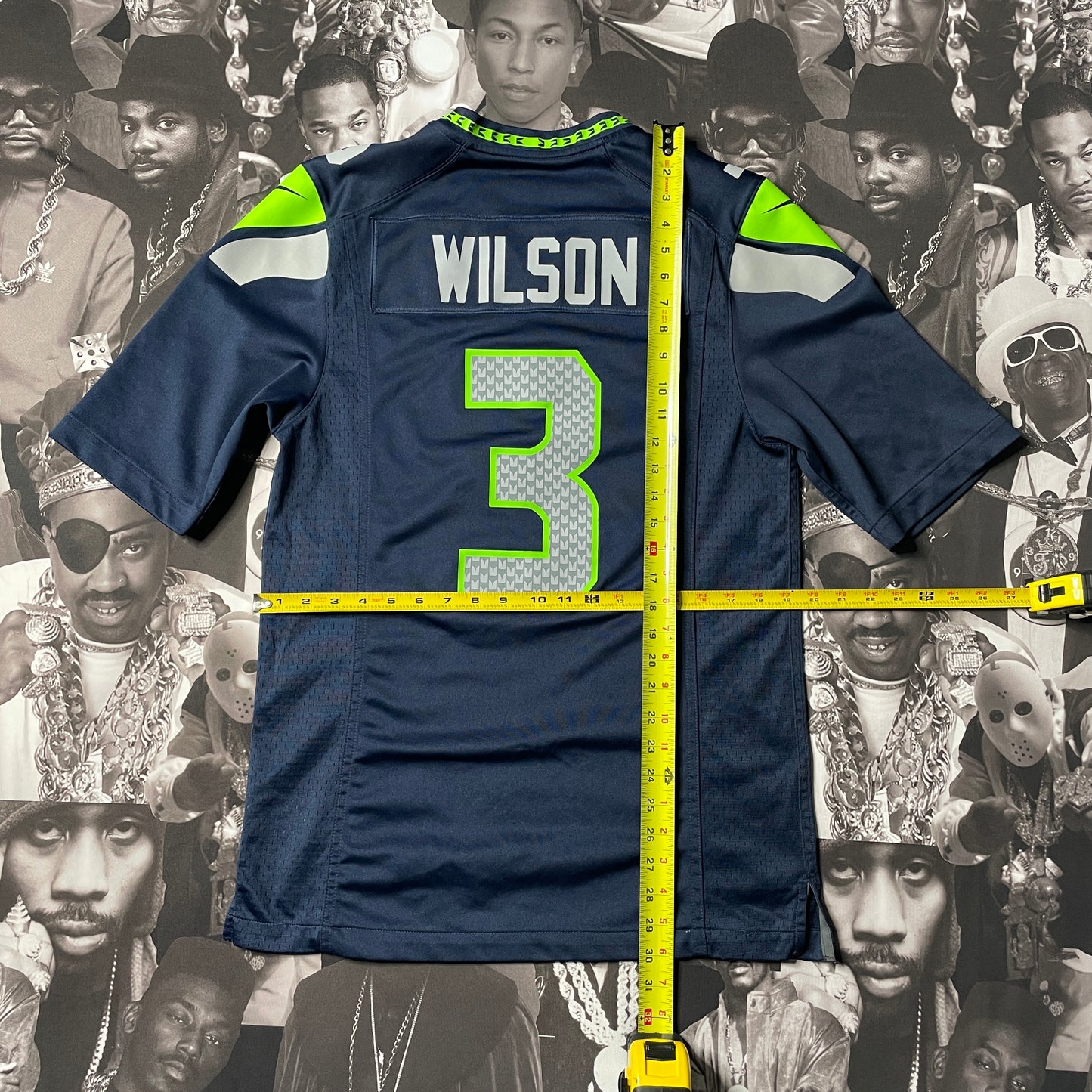 Nike Seattle Seahawks Limited Team Color Home Football Jersey - Wilson - Navy Blue Sm