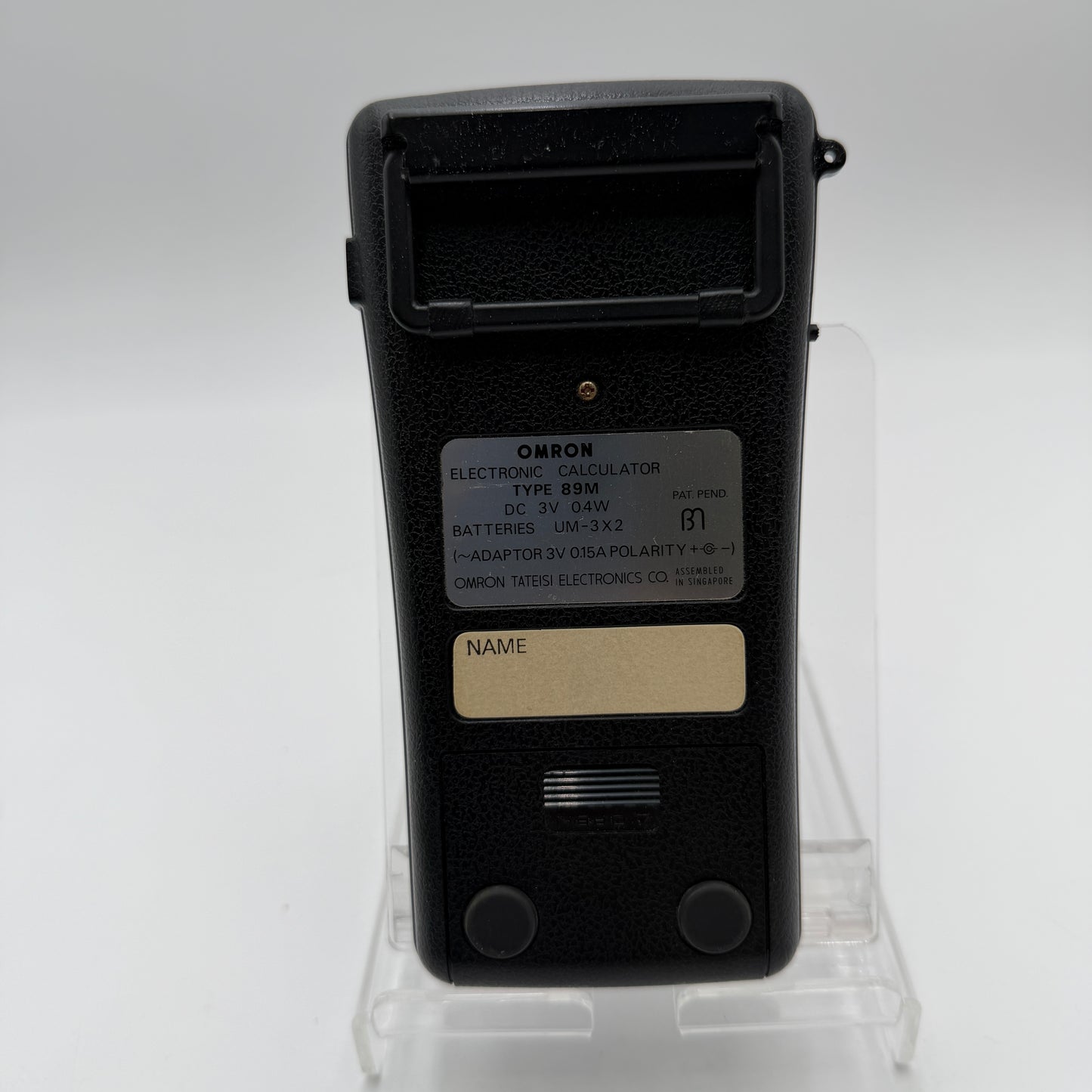 OMRON Vintage 1975 88M Calculator Green - Tested Working