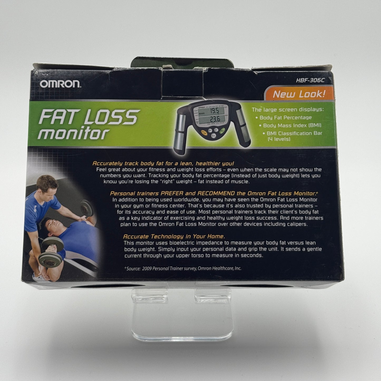 Omron Fat Loss Monitor - New Open Box - Black - Free Shipping & Returns