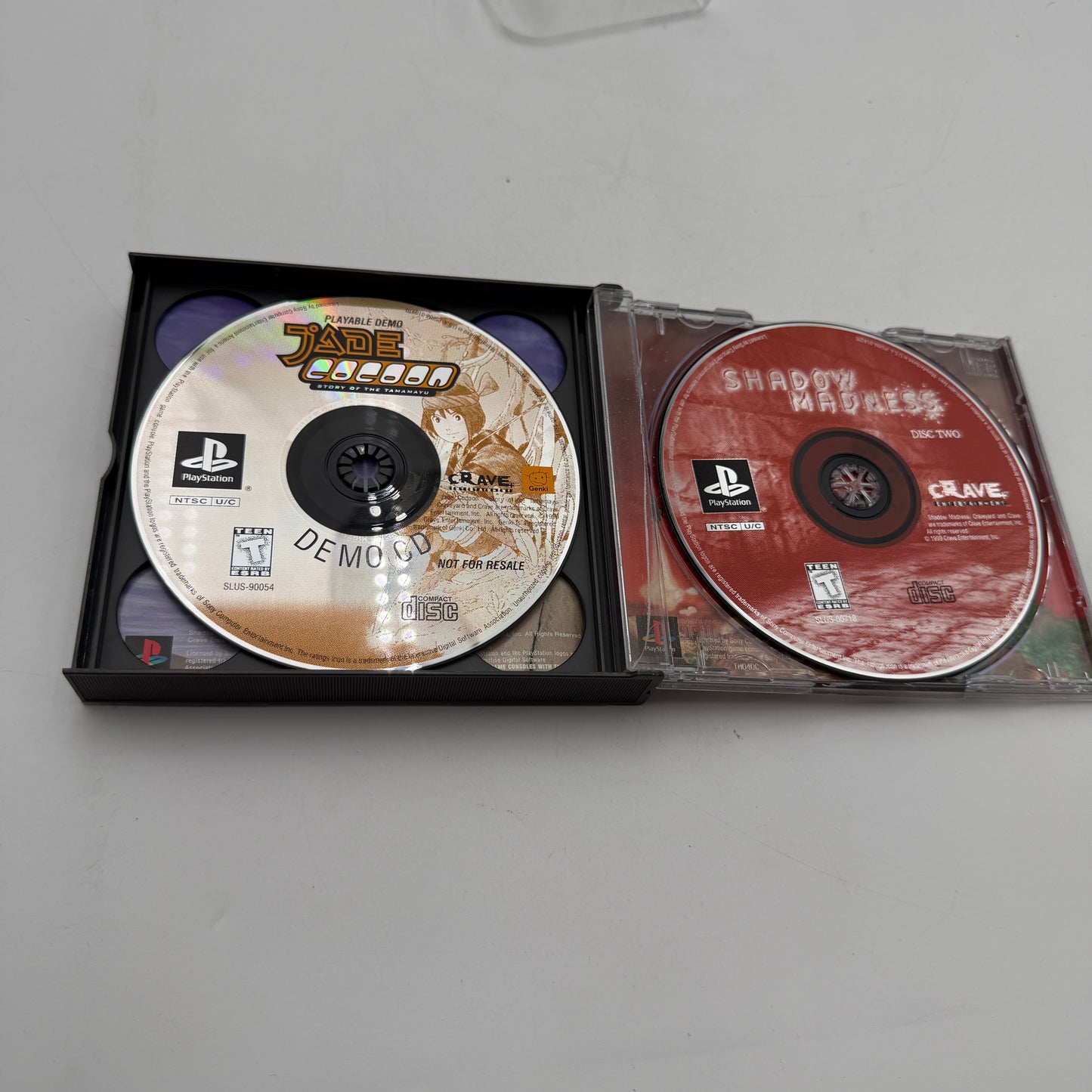 PS1 PlayStation Shadow Madness Video Game Complete with Case, Manual and Inserts