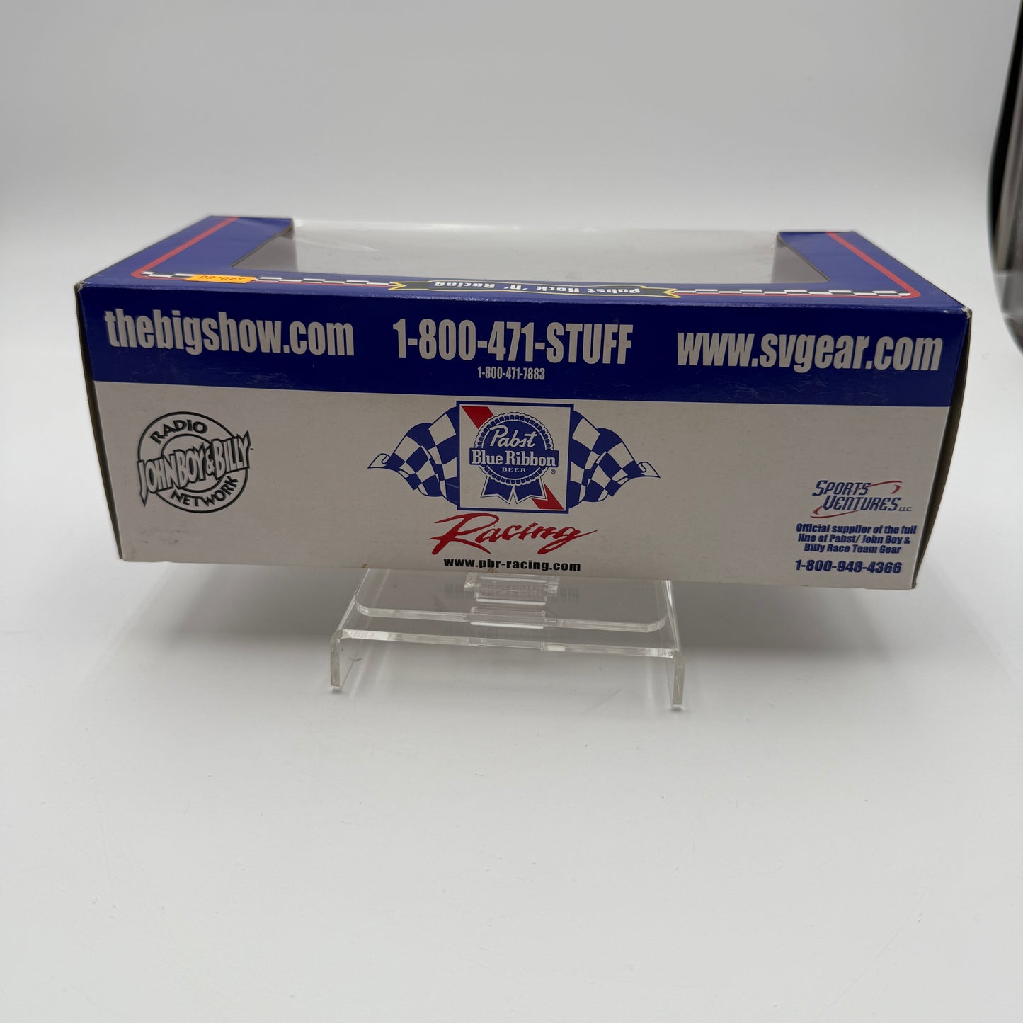 Action Racing Pabst Blue Ribbon Beer Doc Brewer #44 NASCAR Diecast 1/24 Scale Model