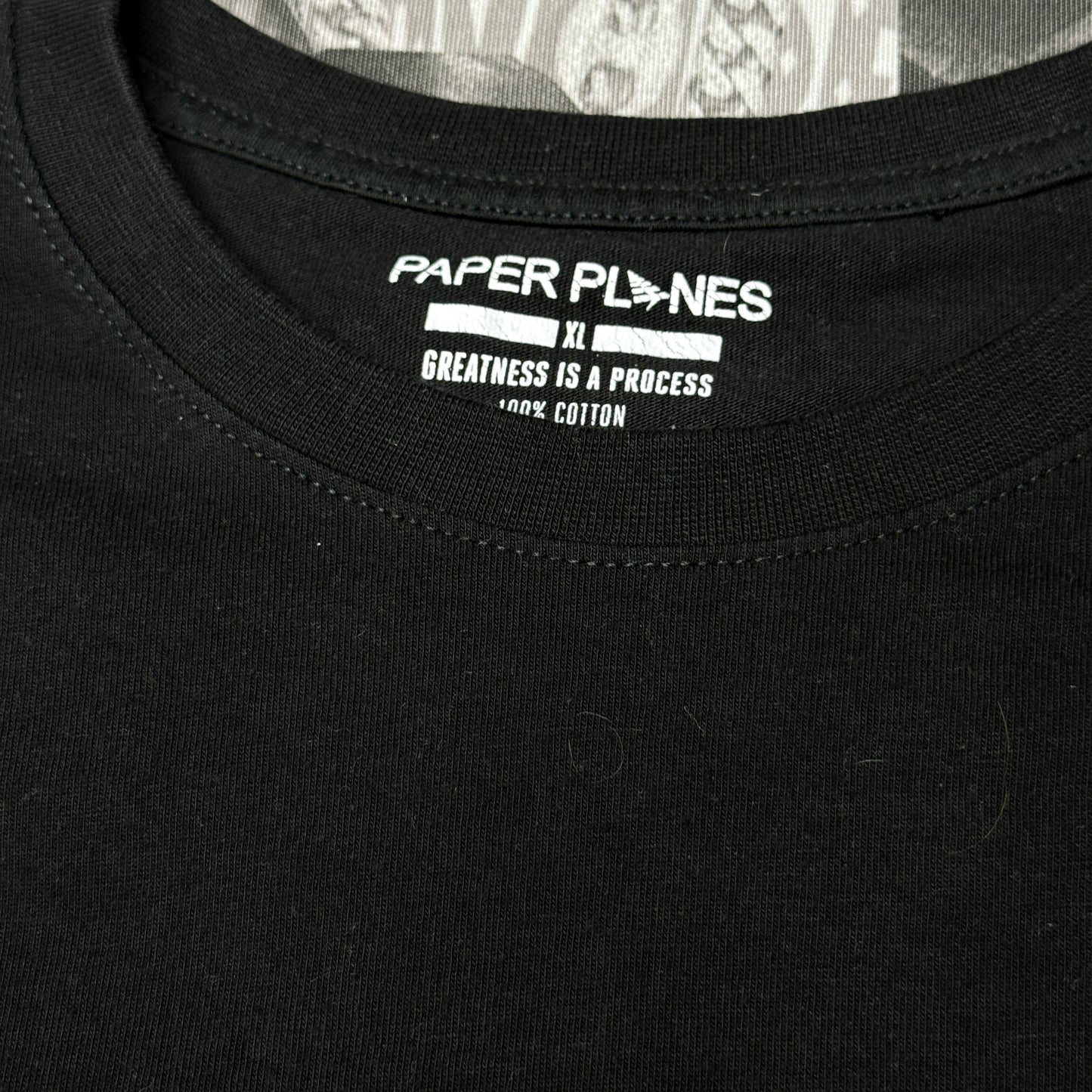 Paper Planes Heavyweight Oversized Tee Black XL