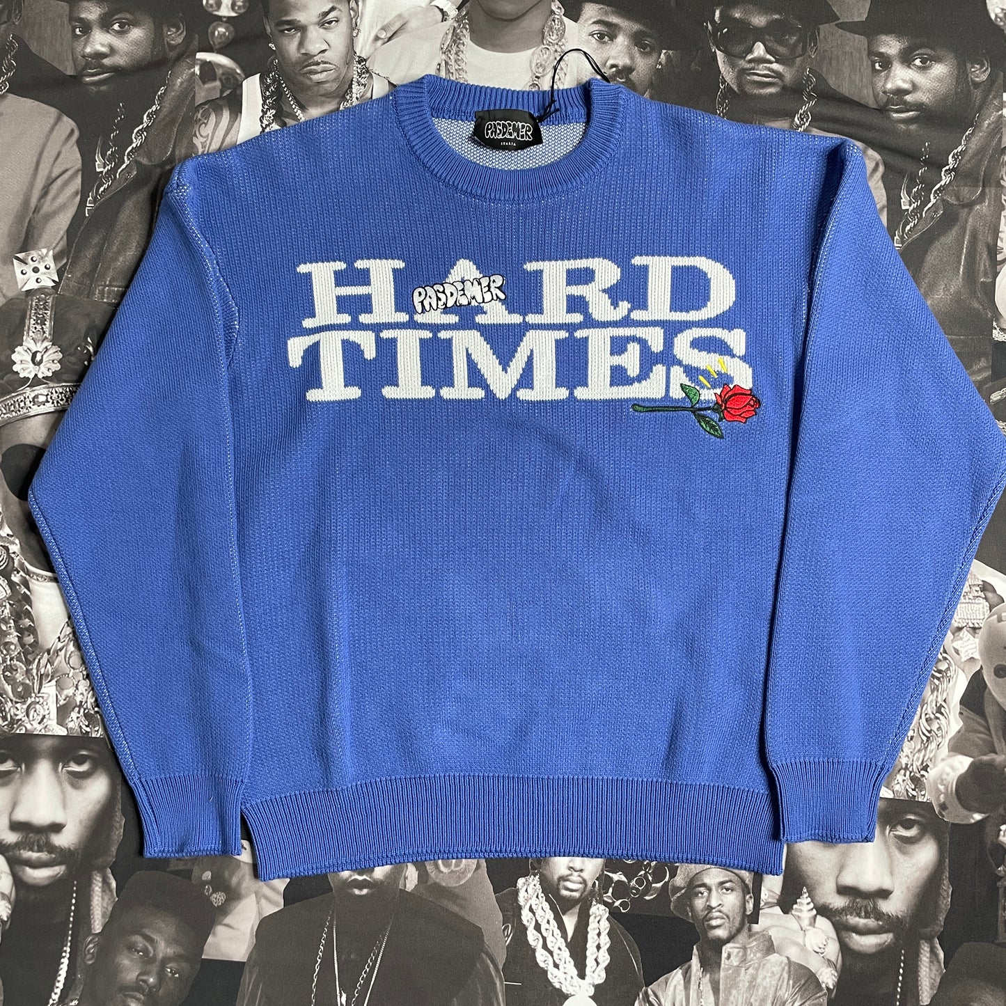 Pas De Mer Hard Time Knit Blue PDMSS23_18