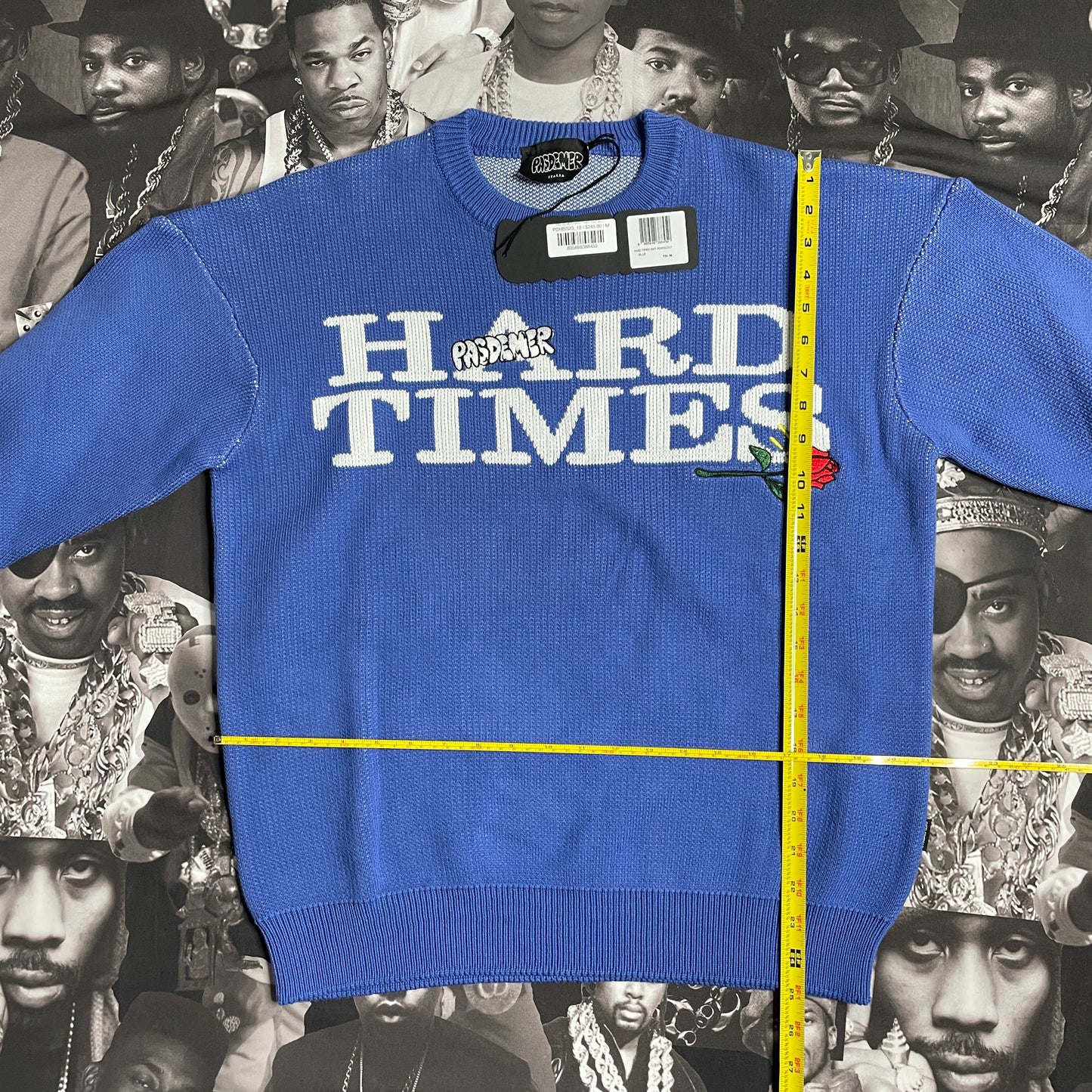 Pas De Mer Hard Time Knit Blue PDMSS23_18