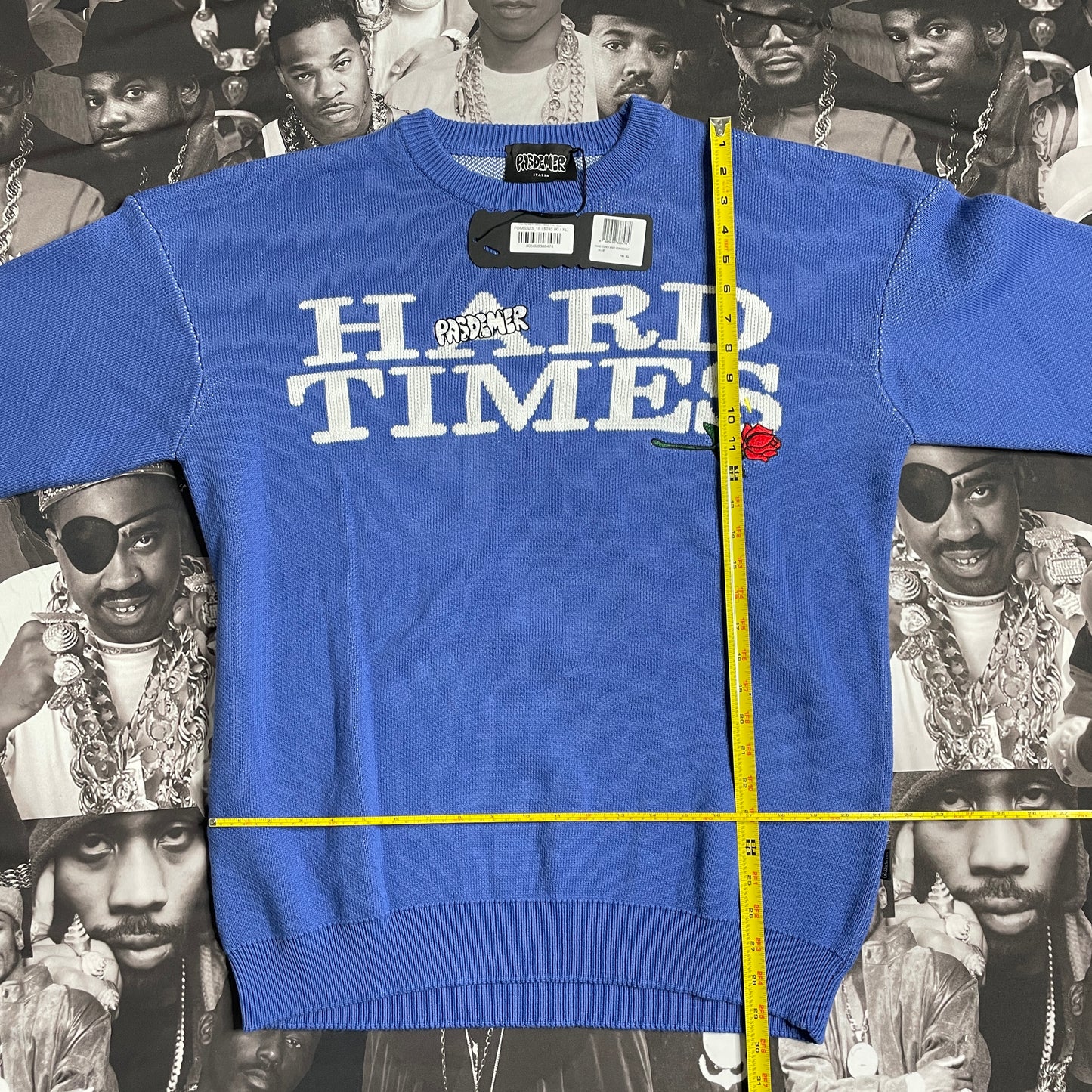 Pas De Mer Hard Time Knit Blue PDMSS23_18