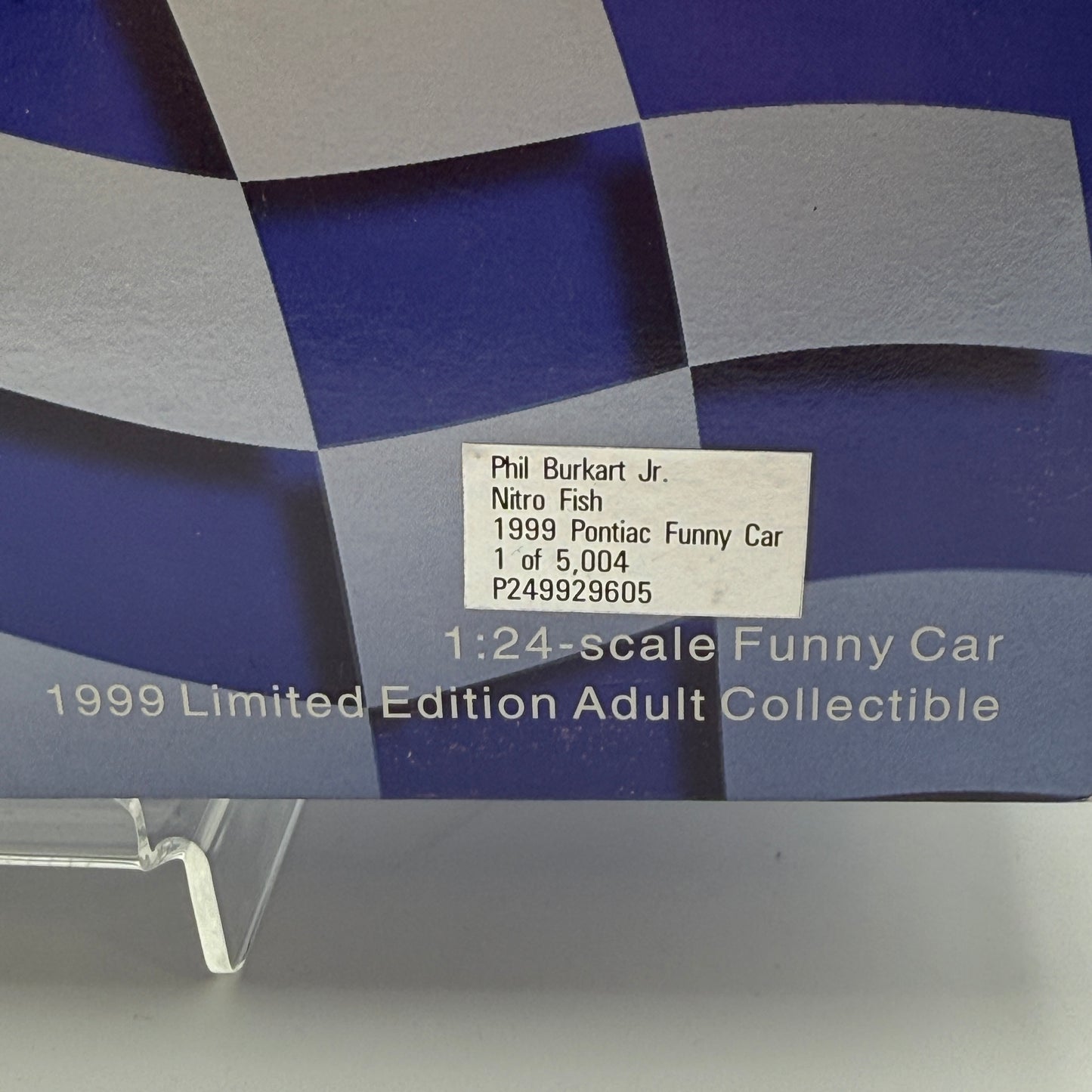 Action Racing Phil Burkart Jr. Nitro Fish 1999 Pontiac Funny Car 1:24 Diecast Multi-Colored