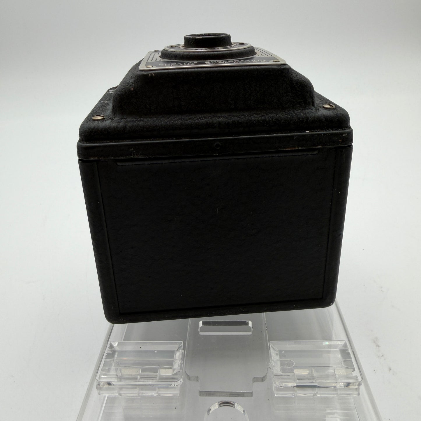Pho-Tak Vintage Traveler 120 Roll Film Metal Box Camera Plus Extras!