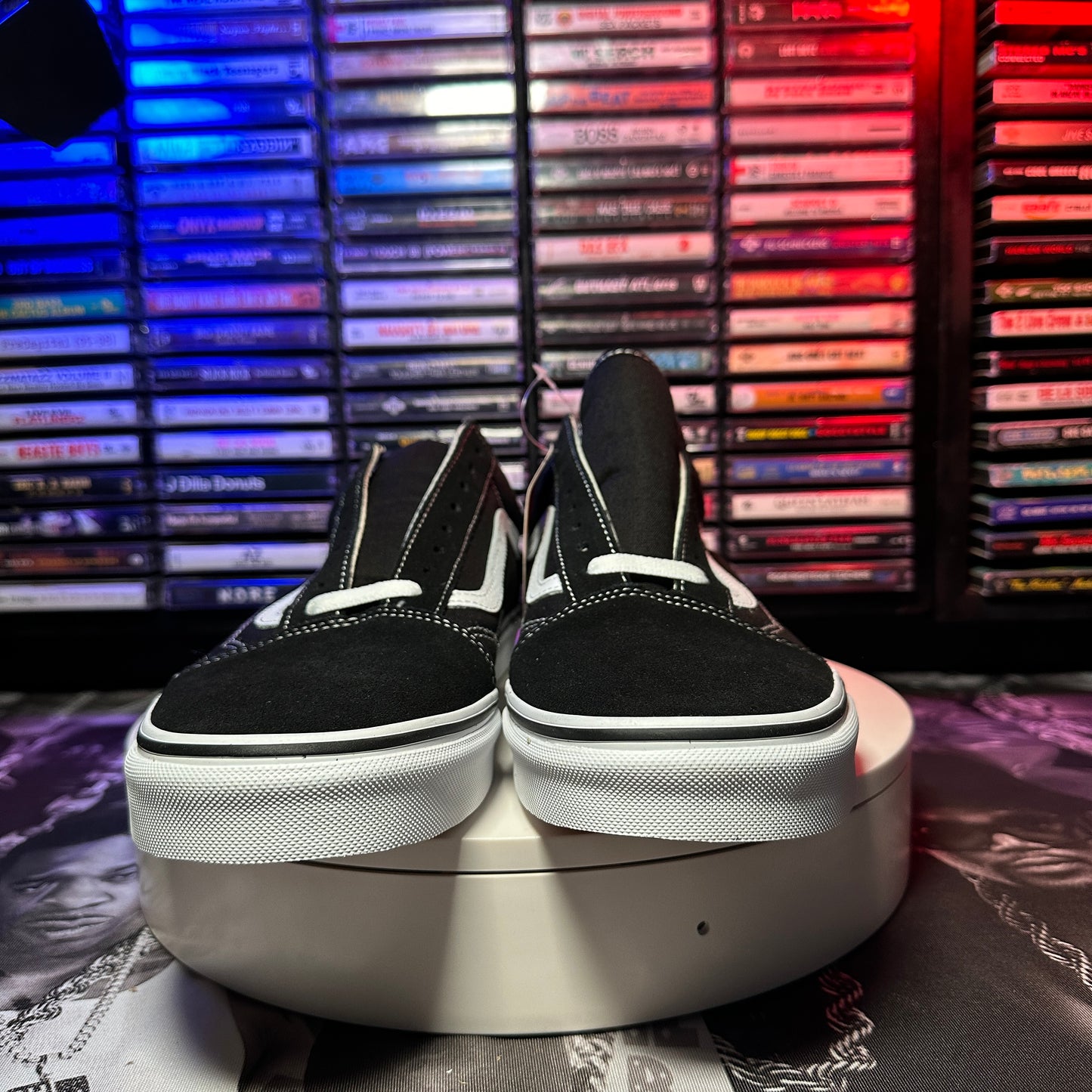 Vans Old Skool Core Shoes Black And White Size 13