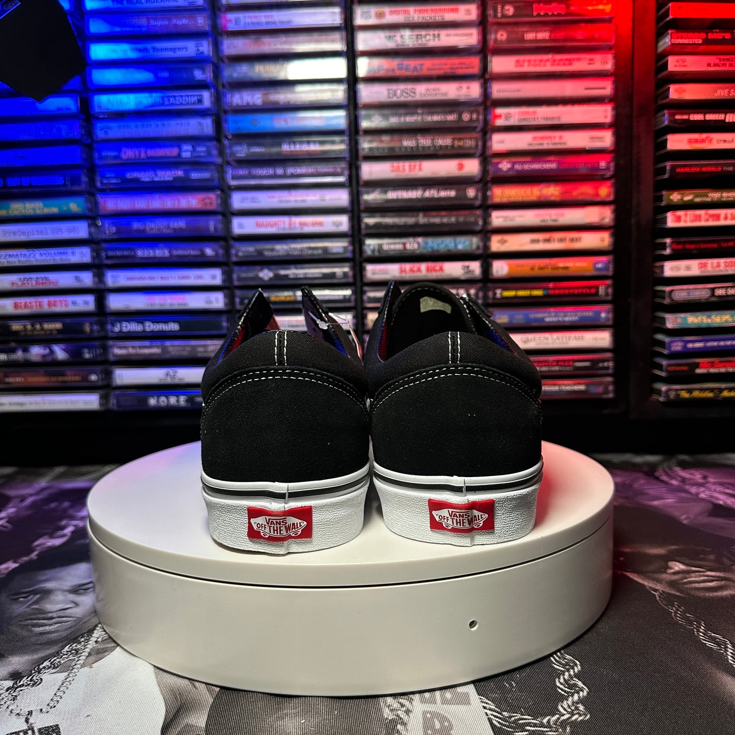 Vans Old Skool Core Shoes Black And White Size 13