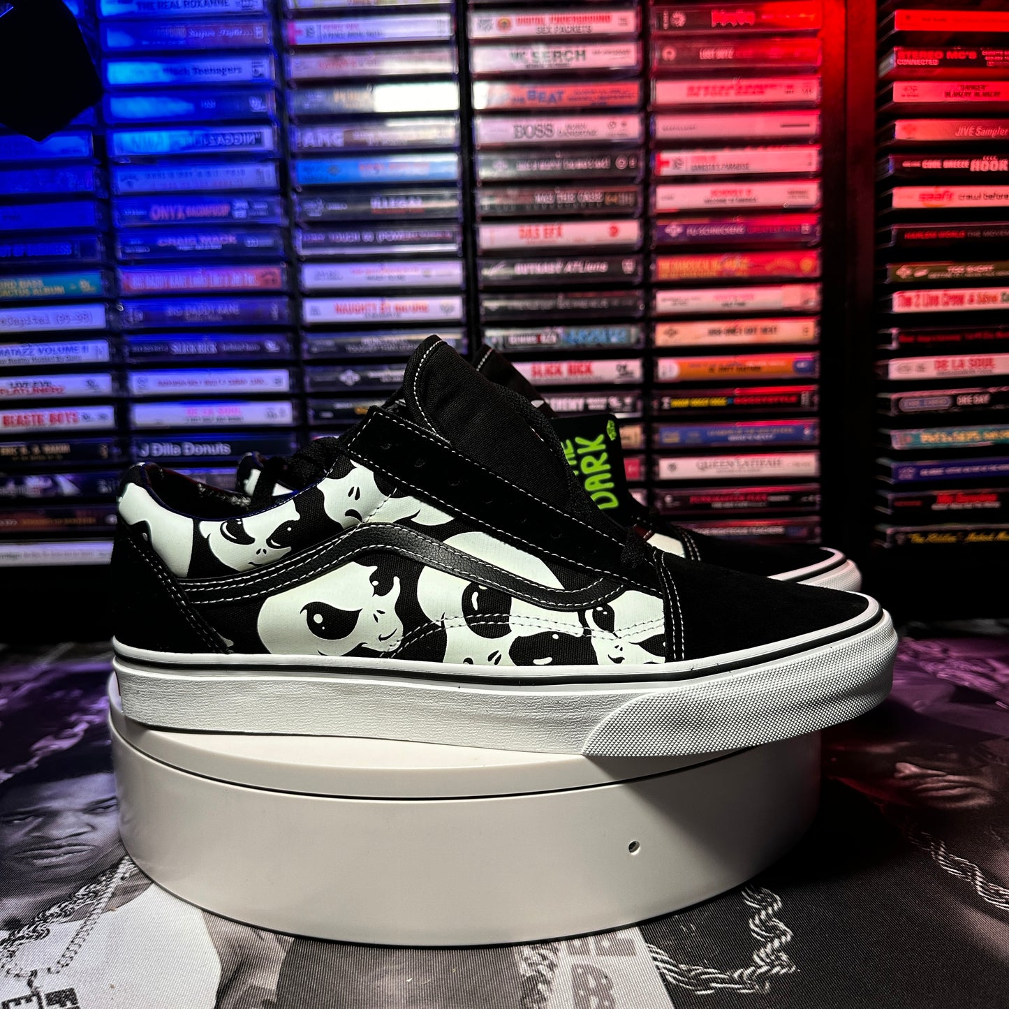 Vans Old Skool "Alien Ghosts" Men's Glow In The Dark Rare Size 10
