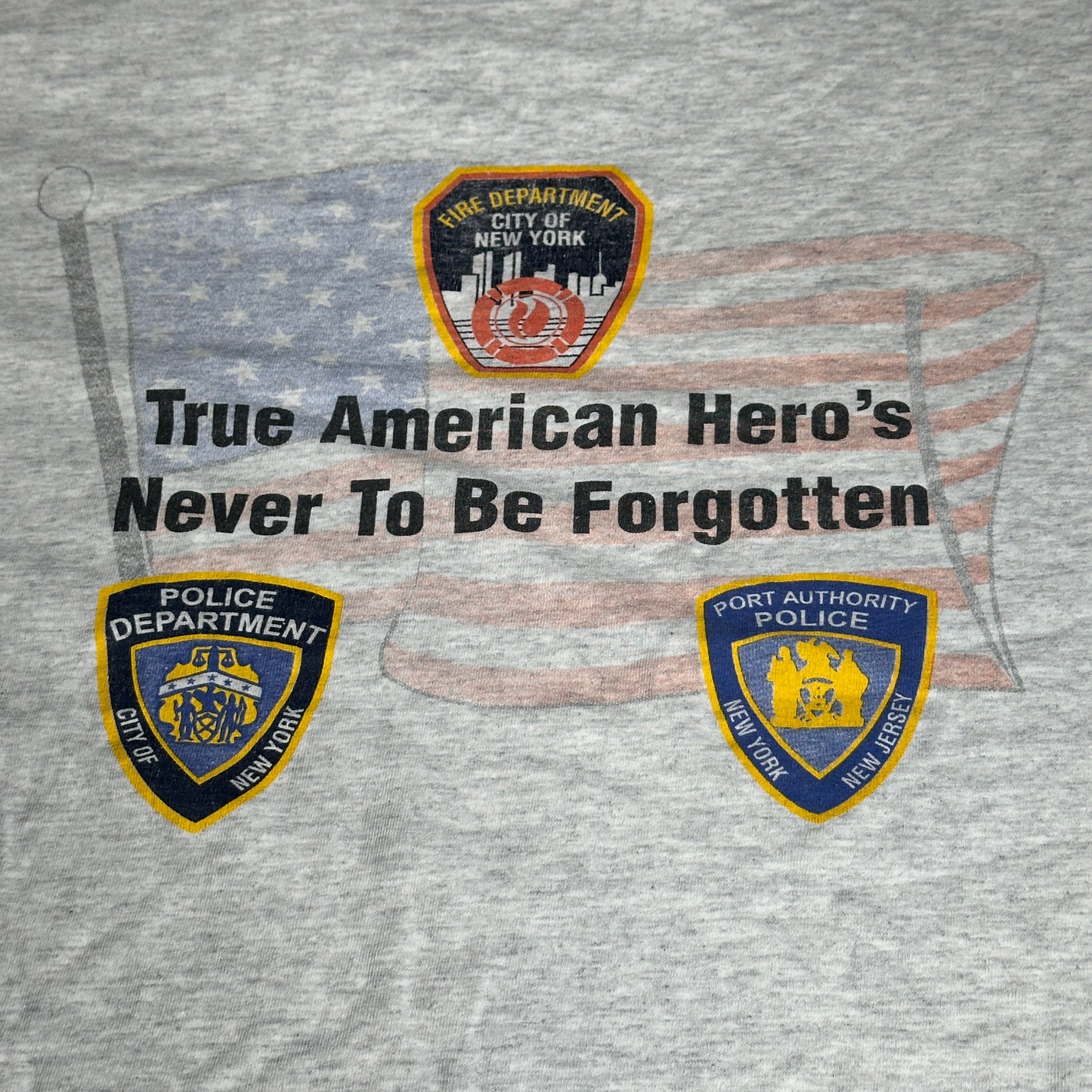 Vintage 2000's 911 Commemorative T Shirt Size XXL