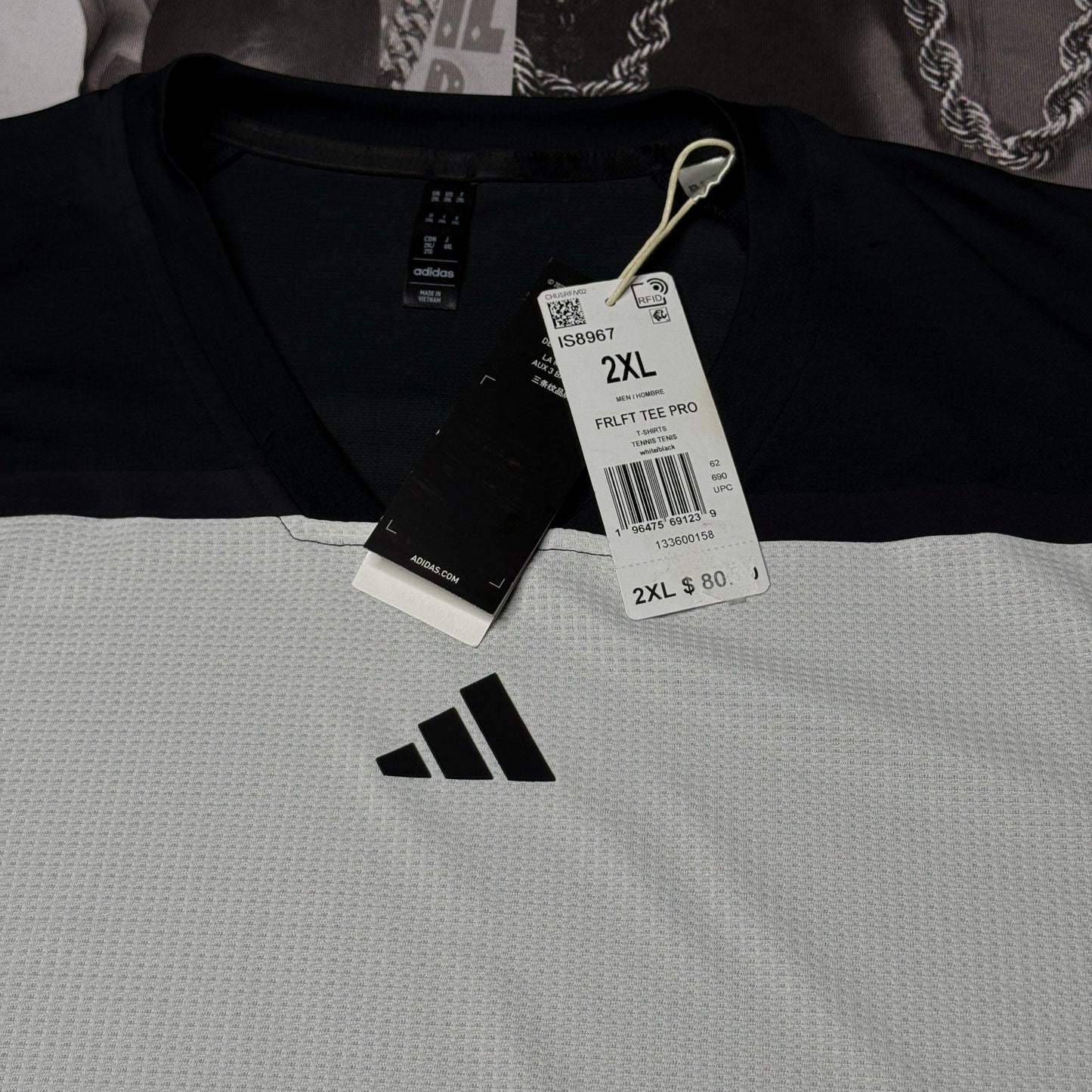 NWT adidas Paris Free Lift Pro Performance Tee 2XL