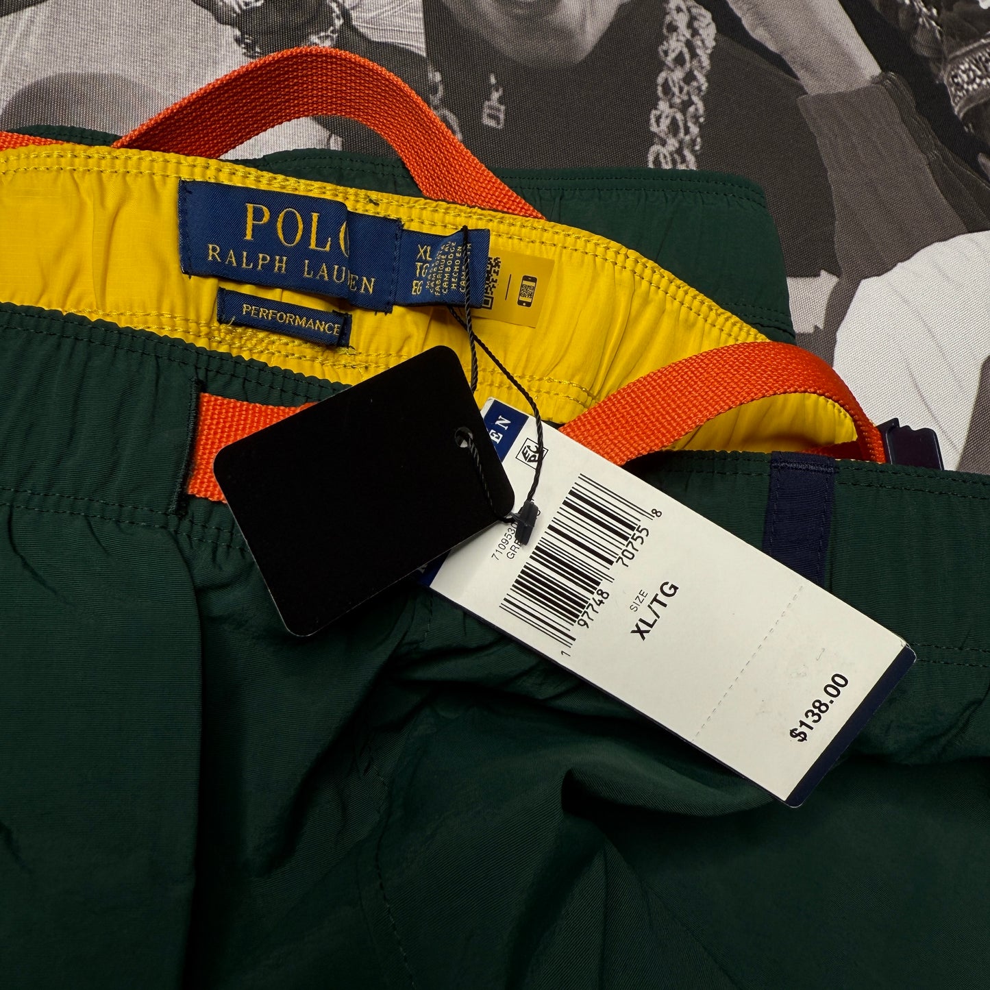 NWT Polo Ralph Lauren Water-Resistant Hiking Pant XL Green 649904