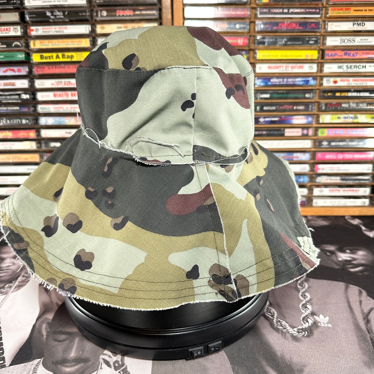 Plus Givens Hand Made Reversible Camo Bucket Hat