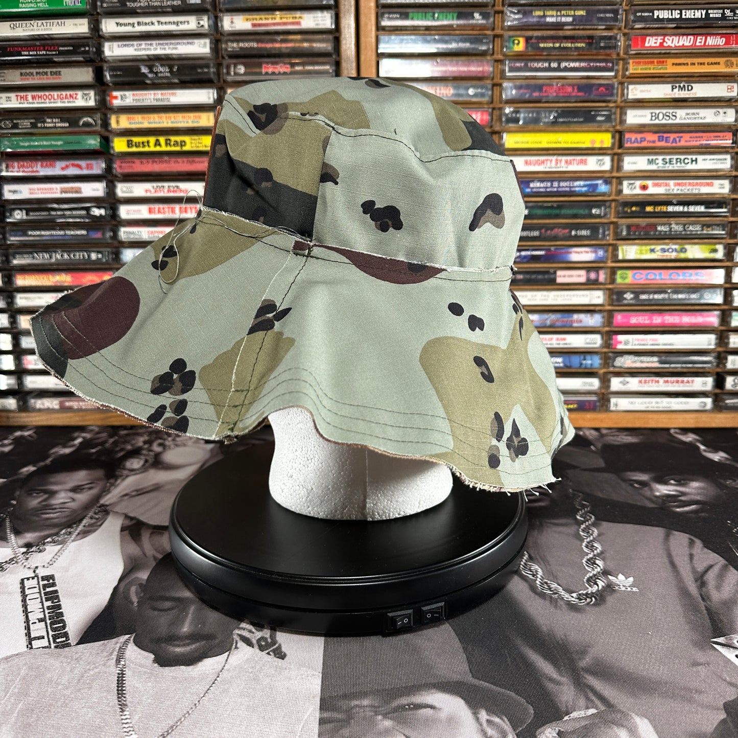 Plus Givens Hand Made Reversible Camo Bucket Hat