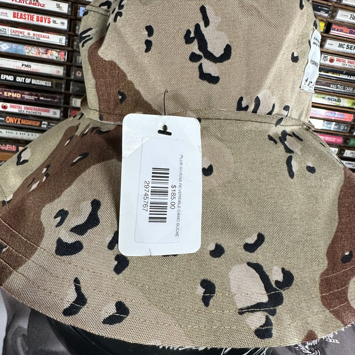 Plus Givens Hand Made Reversible Camo Bucket Hat