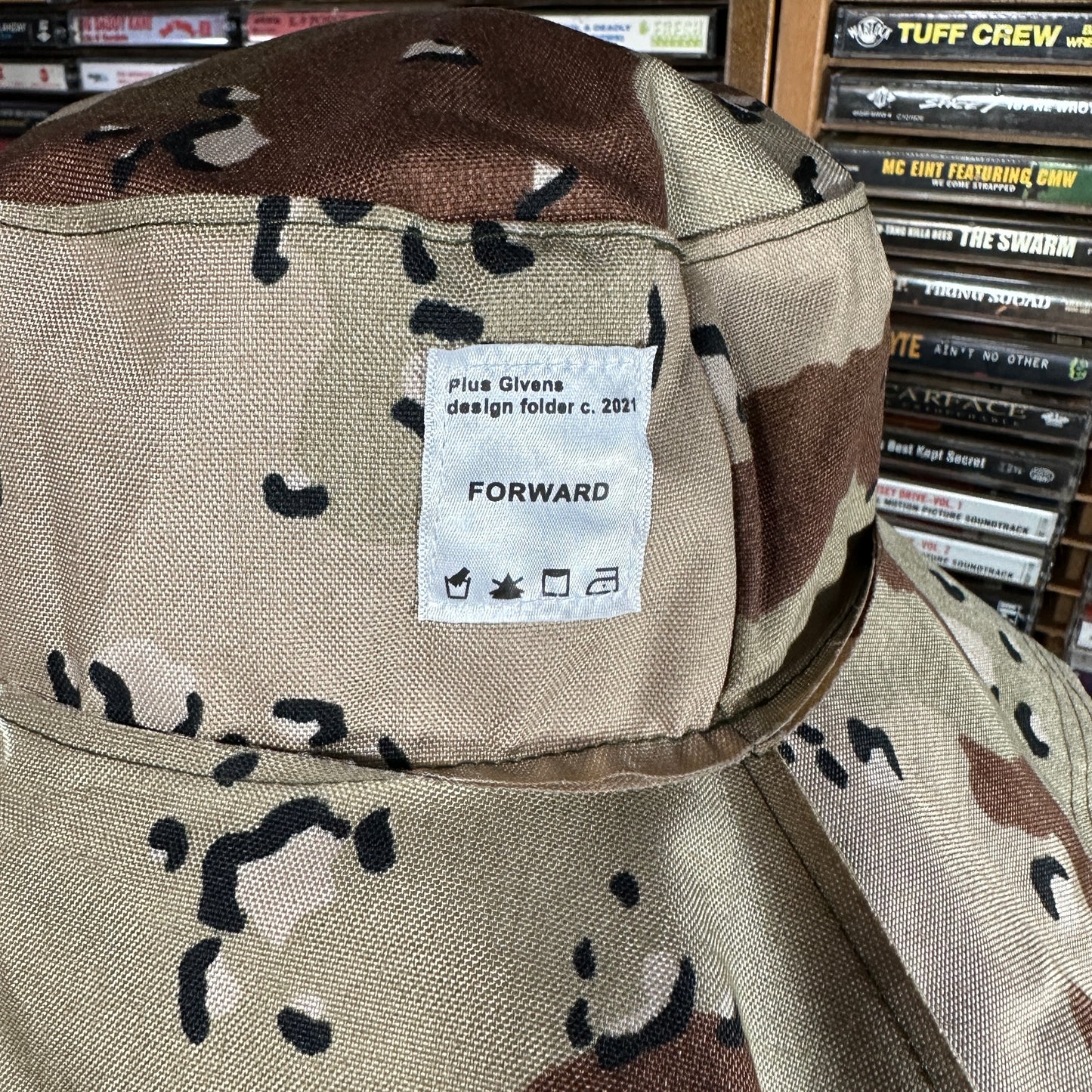Plus Givens Hand Made Reversible Camo Bucket Hat