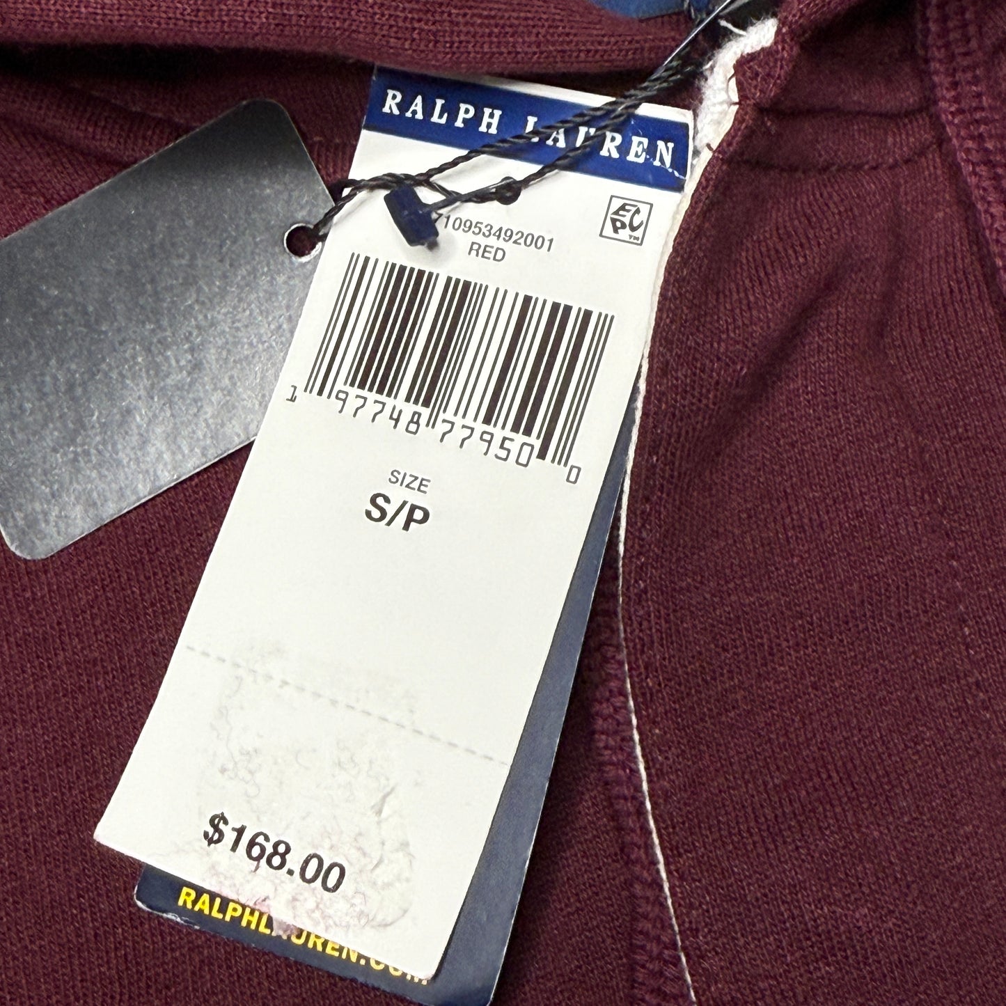 NWT Polo Ralph Lauren Big Pony Fleece Rugby Hoodie Small
