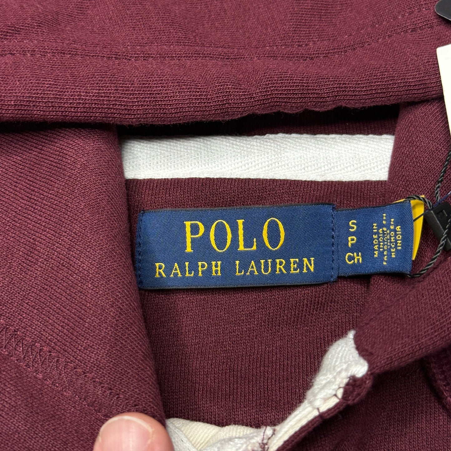 NWT Polo Ralph Lauren Big Pony Fleece Rugby Hoodie Small