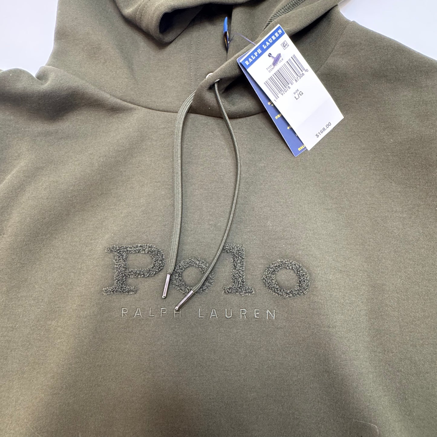 Polo Ralph Lauren Big Pony Hoodie Green Large New With Tags