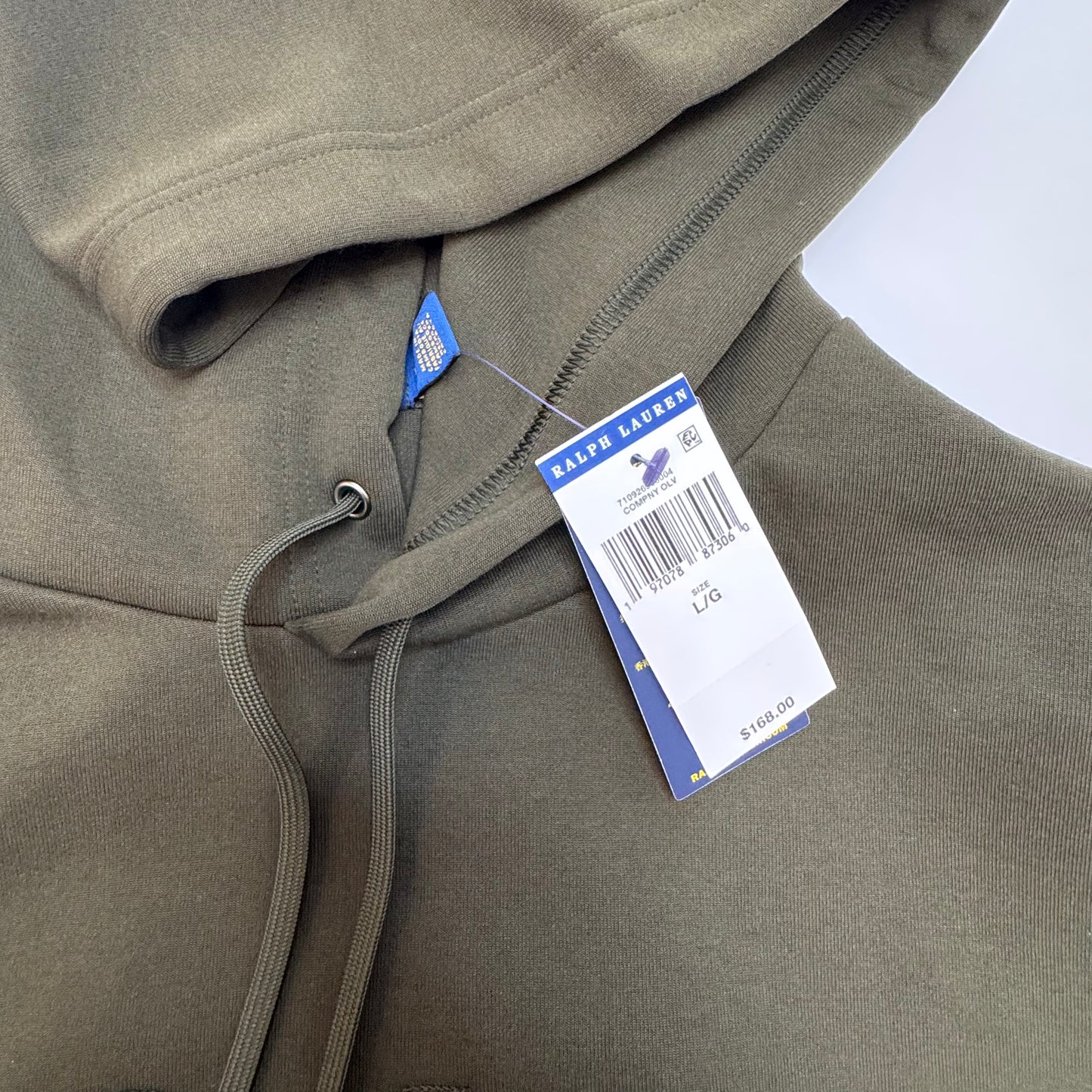 Polo Ralph Lauren Big Pony Hoodie Green Large New With Tags