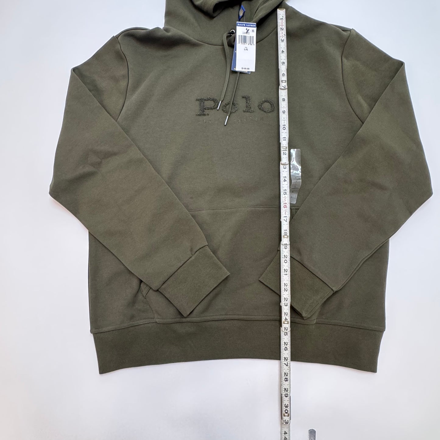 Polo Ralph Lauren Big Pony Hoodie Green Large New With Tags