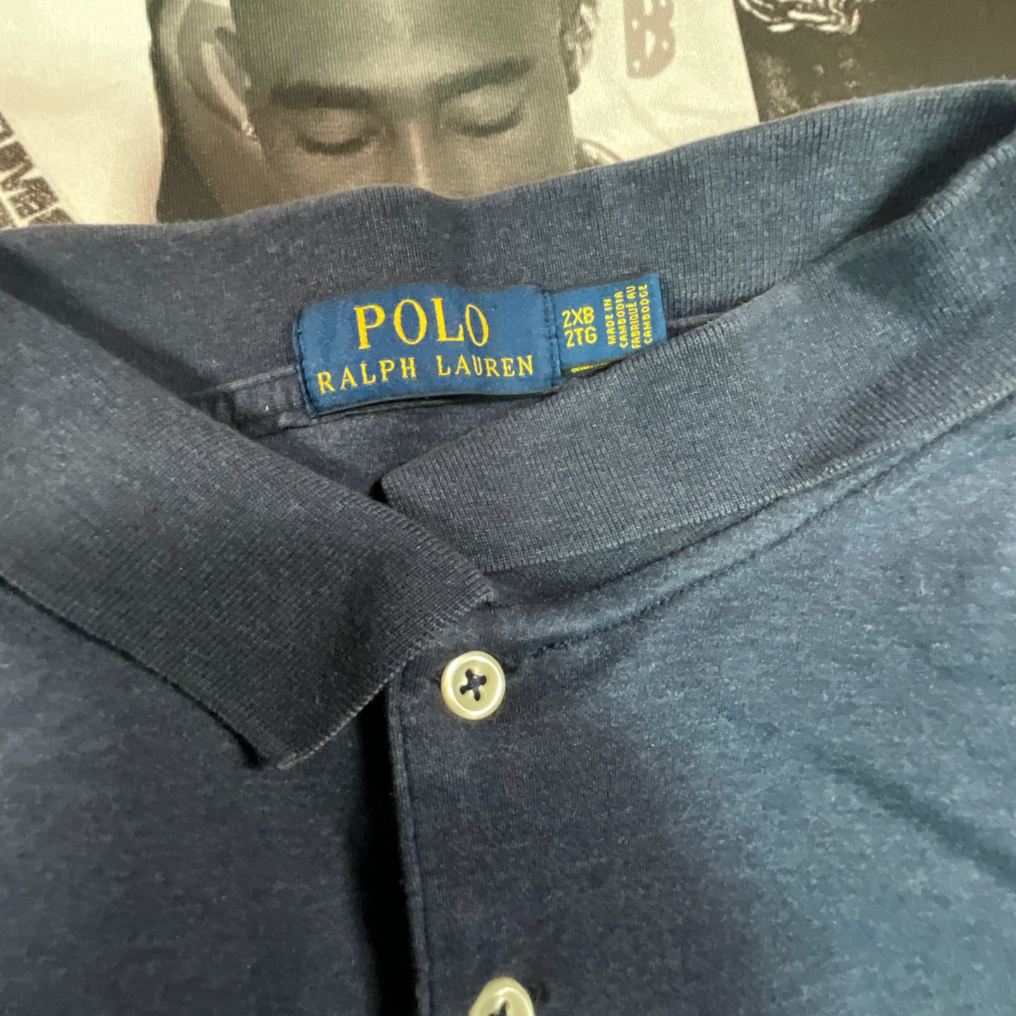 Polo Ralph Lauren Big & Tall Dark Navy Polo Size 2XB