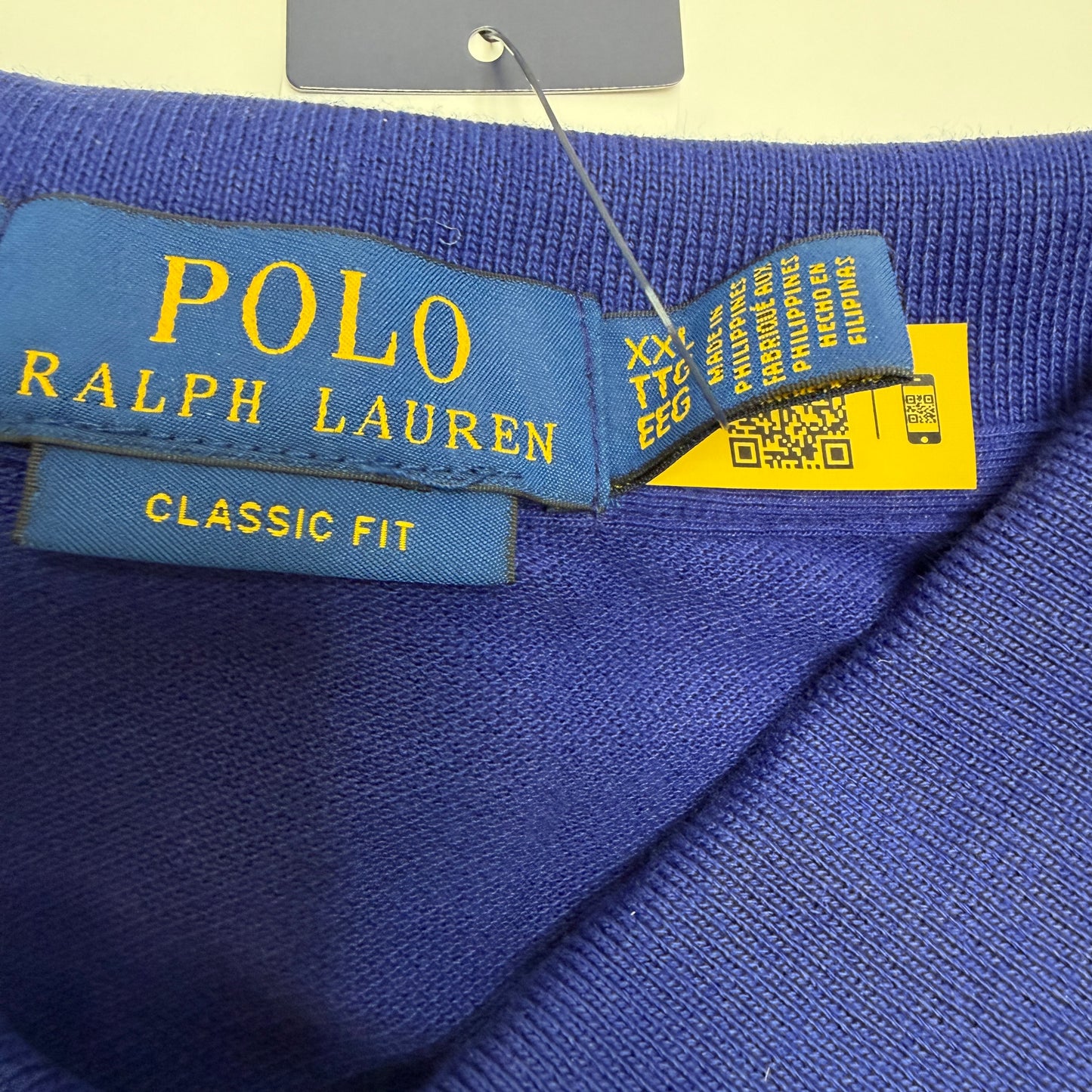 Polo Ralph Lauren City League Tennis Polo Shirt Men's XXL Royal Blue