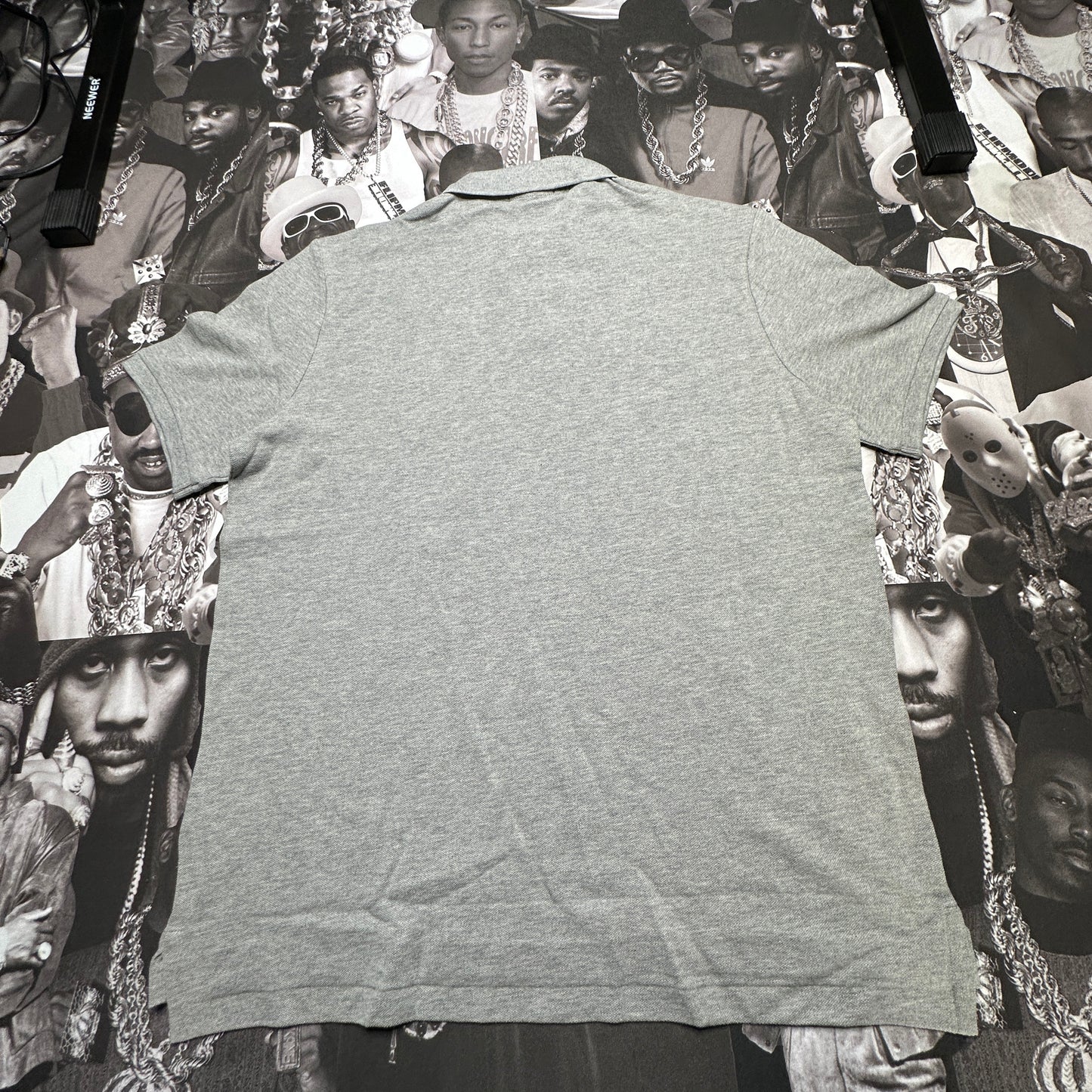 Polo Ralph Lauren Classic Fit Big Pony Yacht Club Polo Shirt Heather Grey Size Large 710944166002