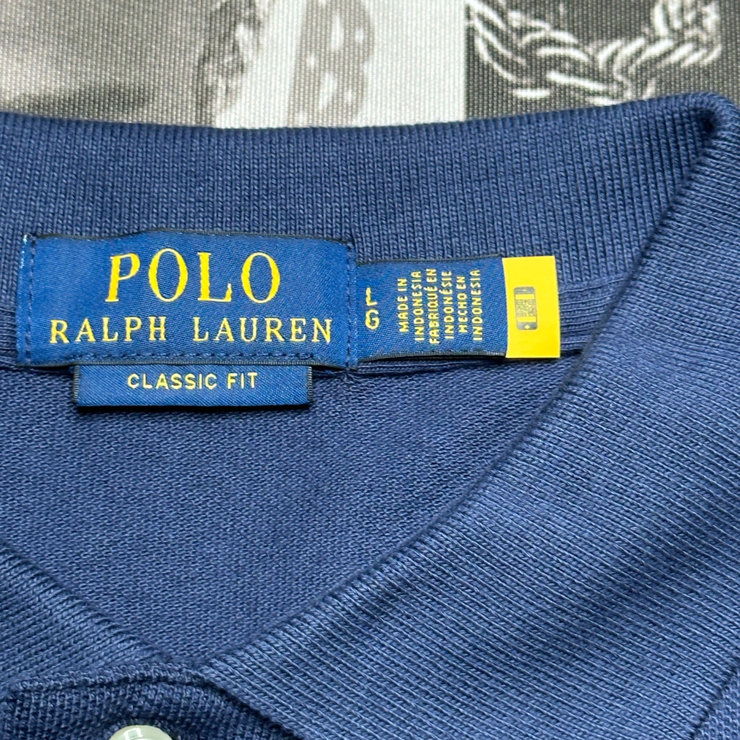Polo Ralph Lauren Classic Fit Big Pony Yacht Club Polo Shirt Navy Size Large 710944166001