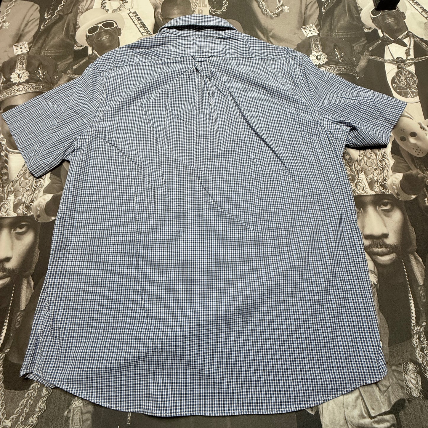 Polo Ralph Lauren Classic Fit Performance Untucked Fit Short Sleeve Button Up Shirt SZ Large
