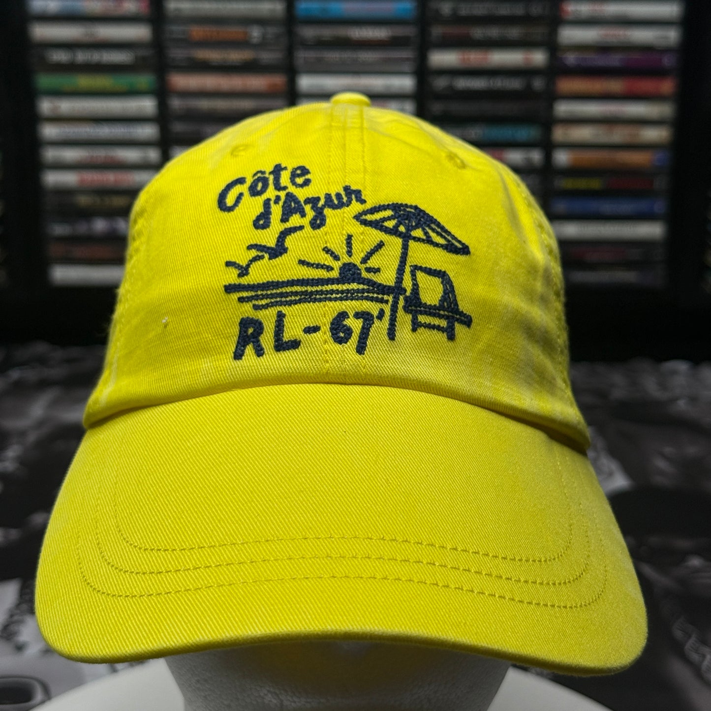 NWT Polo Ralph Lauren Classic Sport Long Bill RL-67 Sportswear Cap Yellow