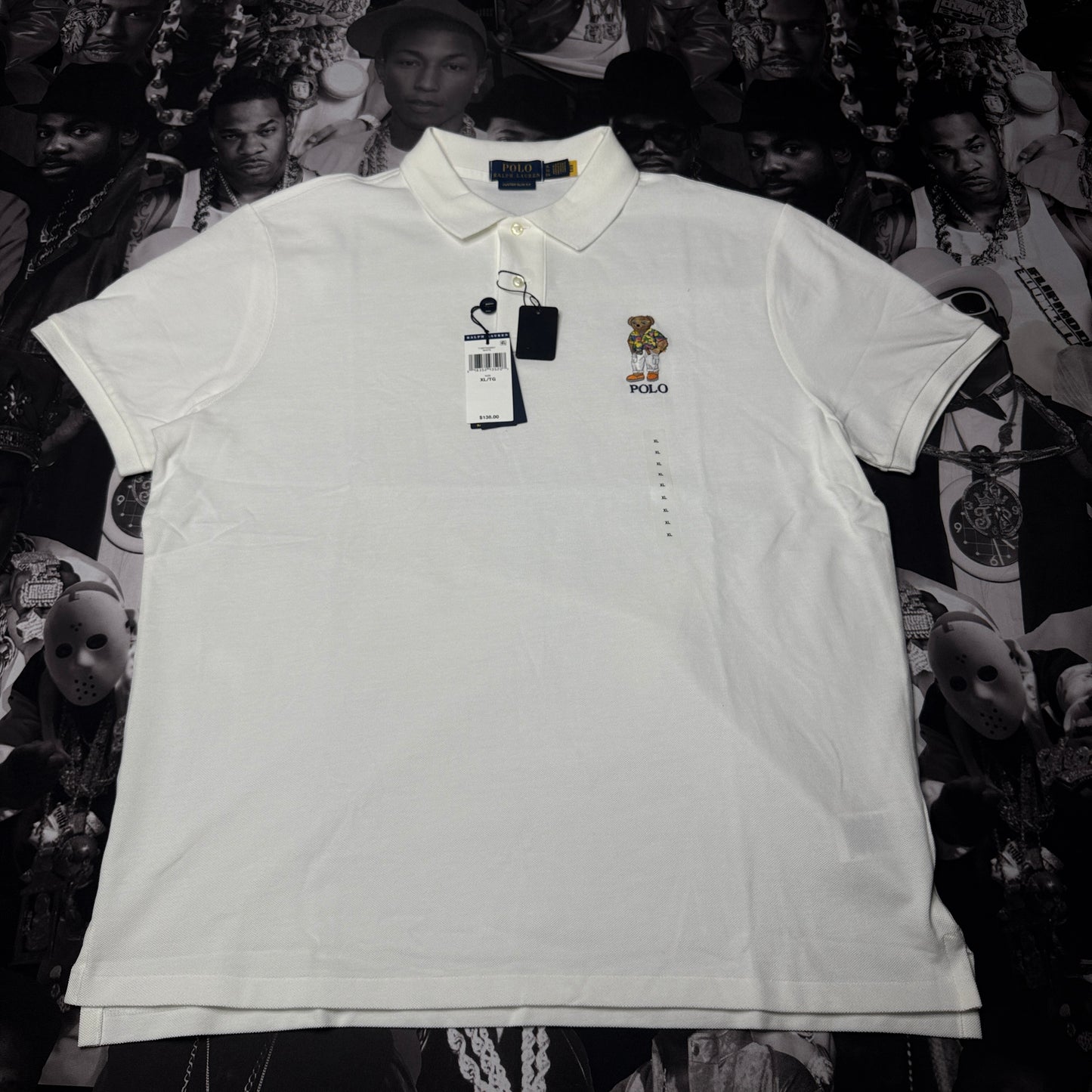 Polo Ralph Lauren Custom Slim Fit Polo Bear Polo Shirt