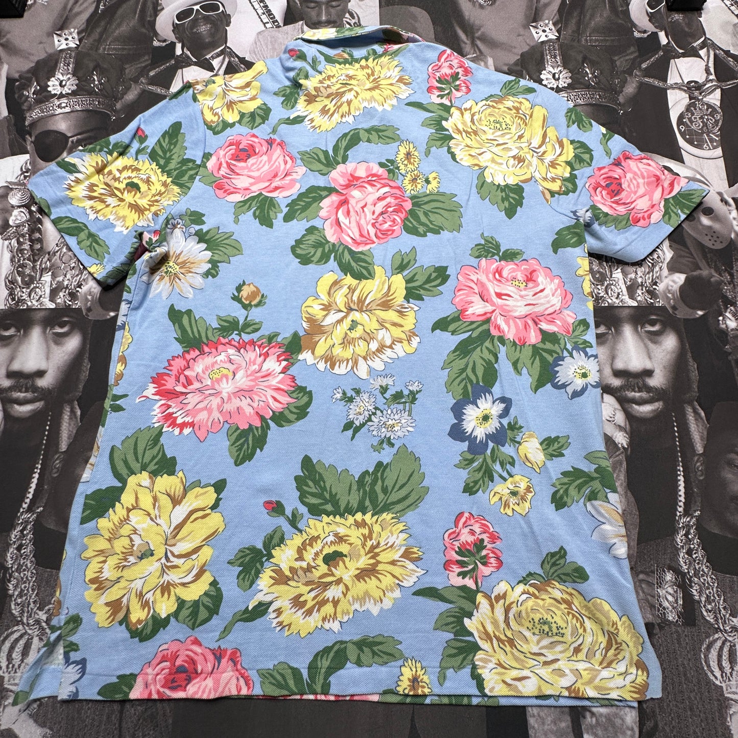 Polo Ralph Lauren Men's Classic-Fit Floral Cotton Camp Polo Shirt SZ M 710944064001