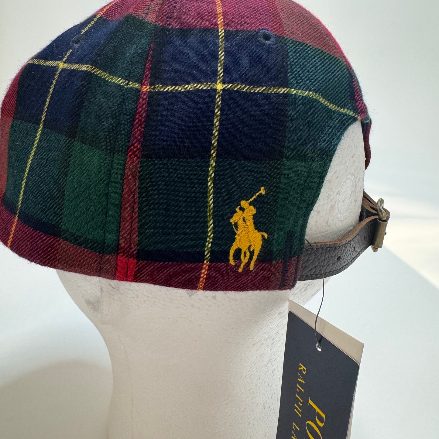 Polo Ralph Lauren Men's Triple-Pony Plaid Flannel Ball Cap Multi-Colored