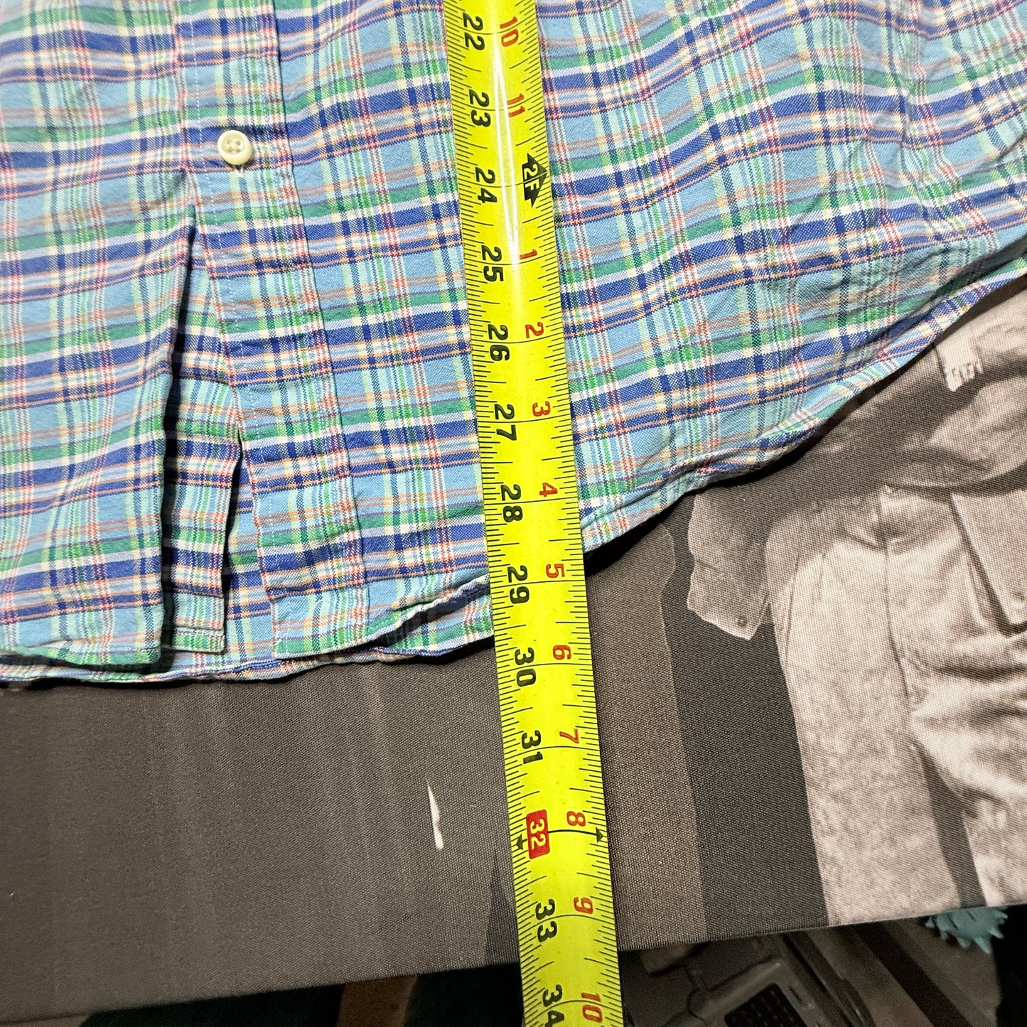 Polo Ralph Lauren Plaid Button Up Long sleeve Shirt sz XL