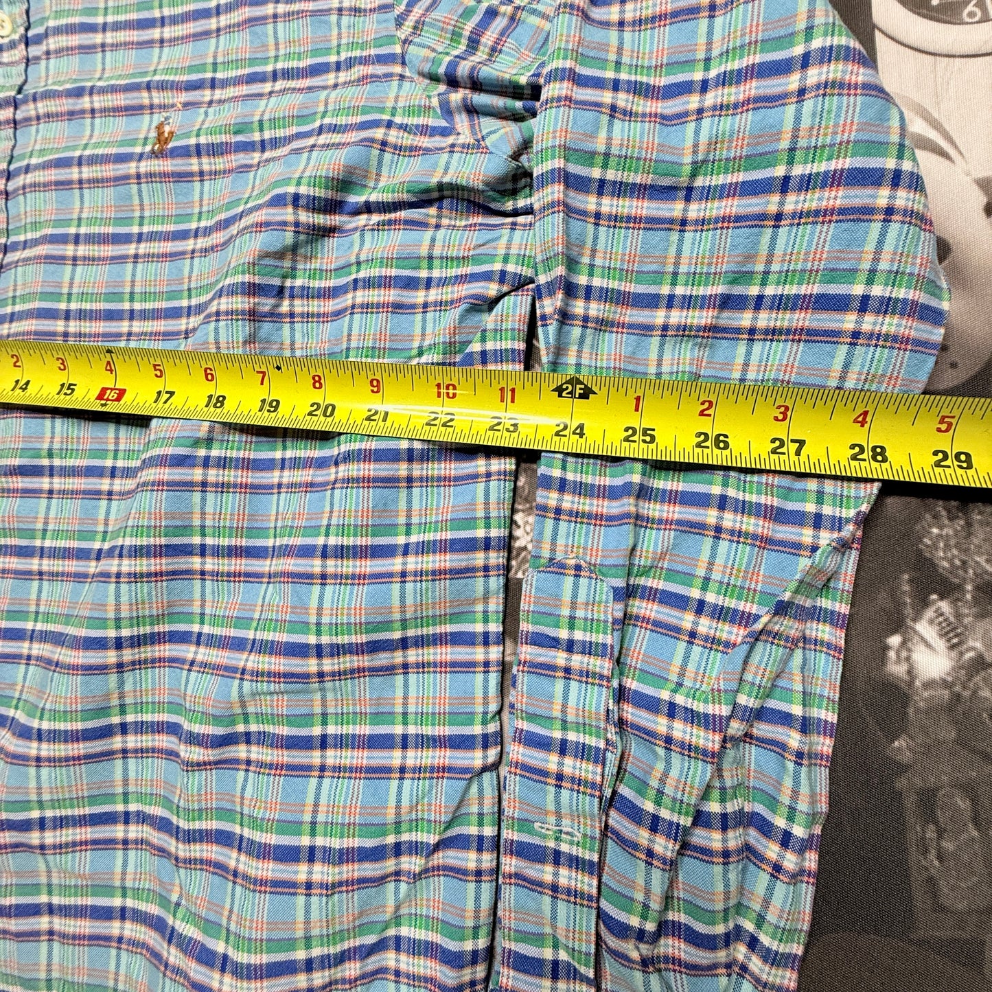 Polo Ralph Lauren Plaid Button Up Long sleeve Shirt sz XL