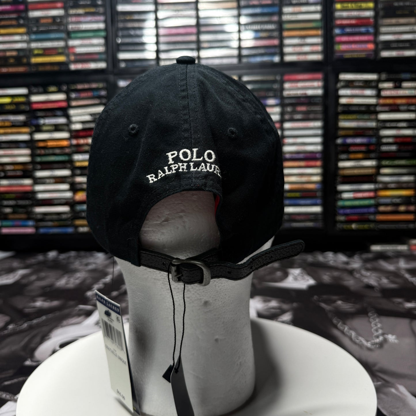 NWT Polo Ralph Lauren Polo Bear Twill Ball Cap Black