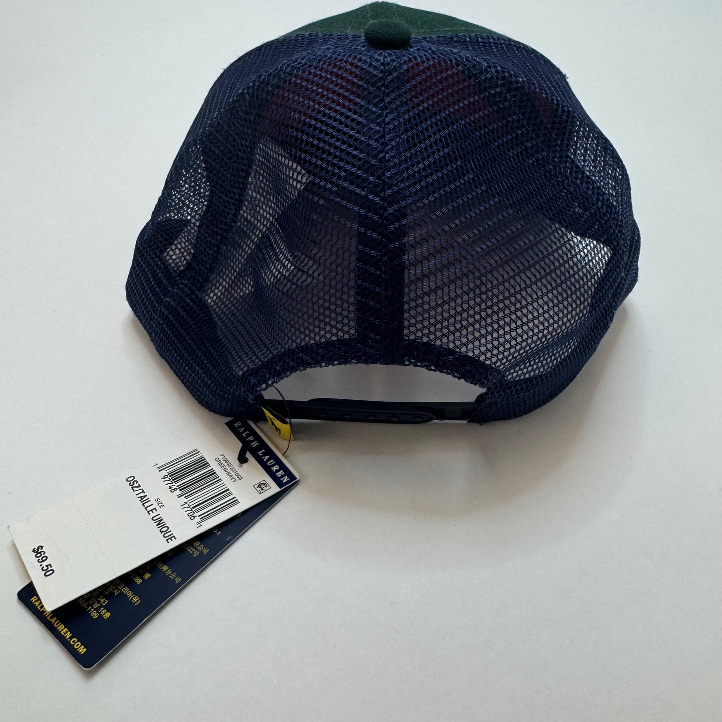 NWT Polo Ralph Lauren Sportsman Respect Wildlife Patch Trucker Hat Green