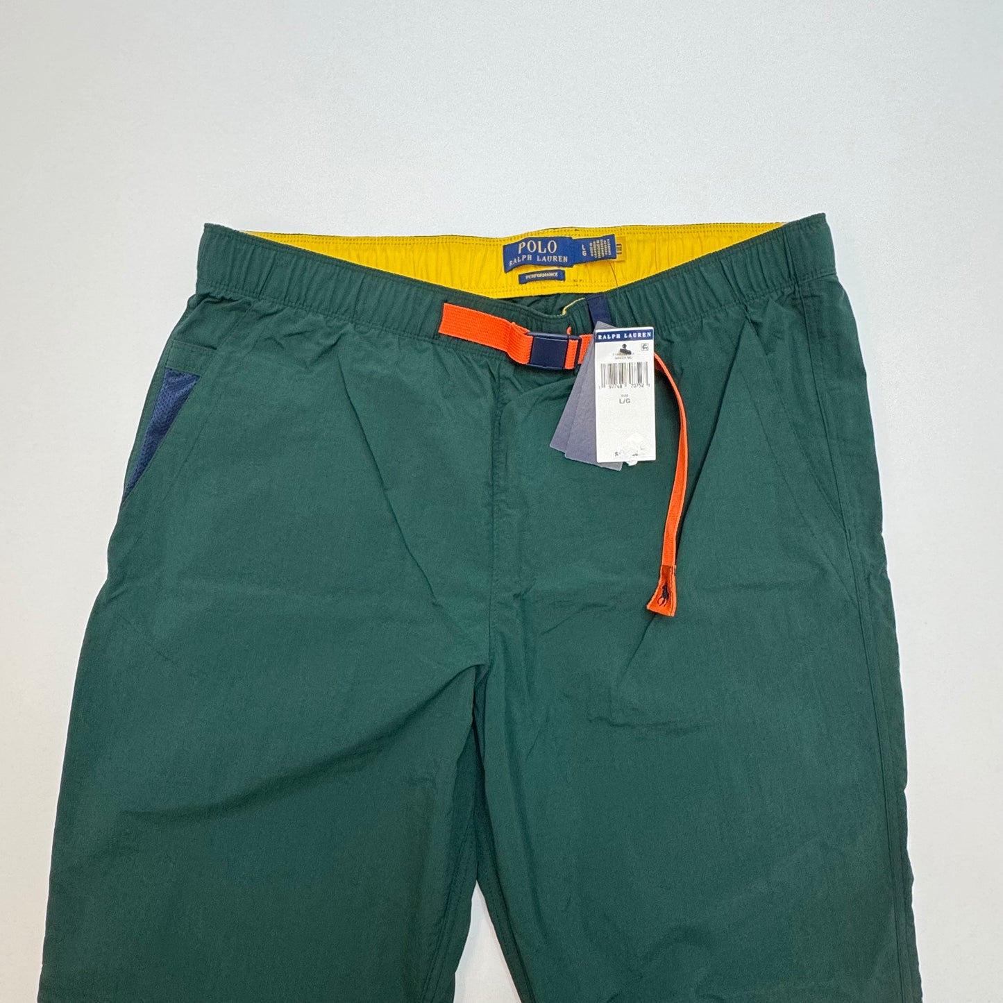 NWT Polo Ralph Lauren Water-Resistant Hiking Pant Green Size Large Style Number 649904