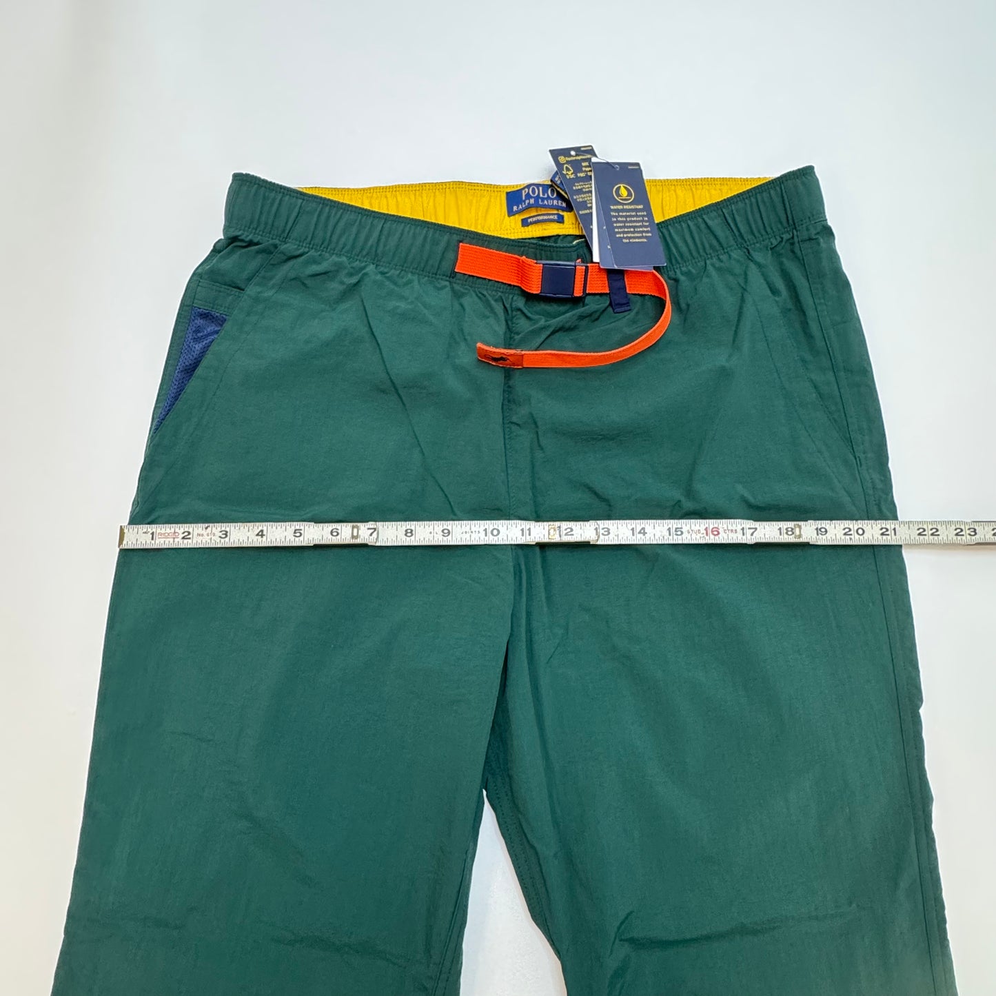 NWT Polo Ralph Lauren Water-Resistant Hiking Pant Green Size Large Style Number 649904
