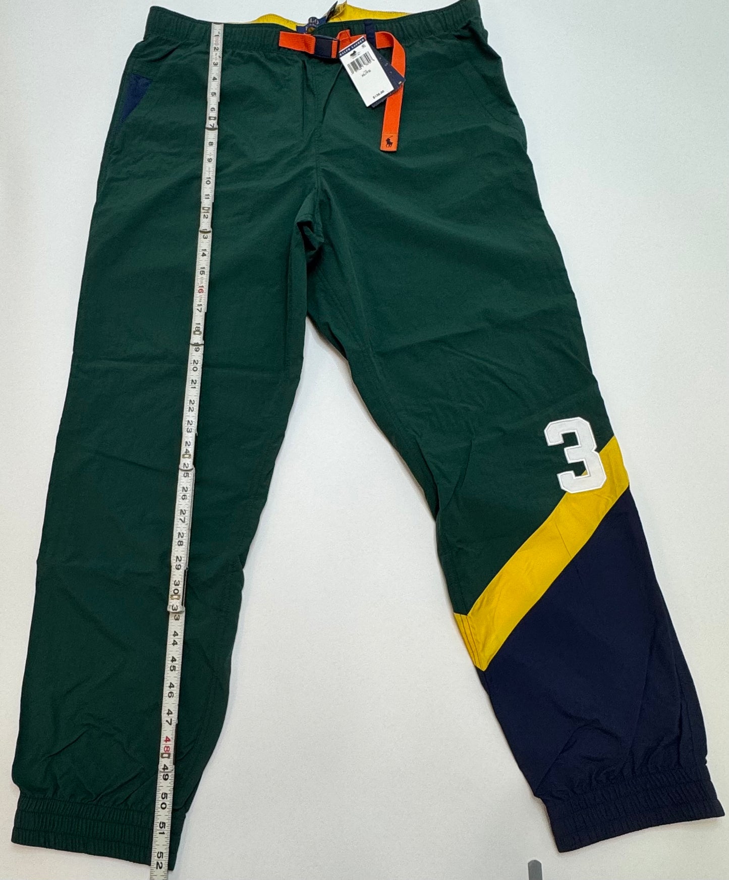 NWT Polo Ralph Lauren Water-Resistant Hiking Pant Green Size Large Style Number 649904