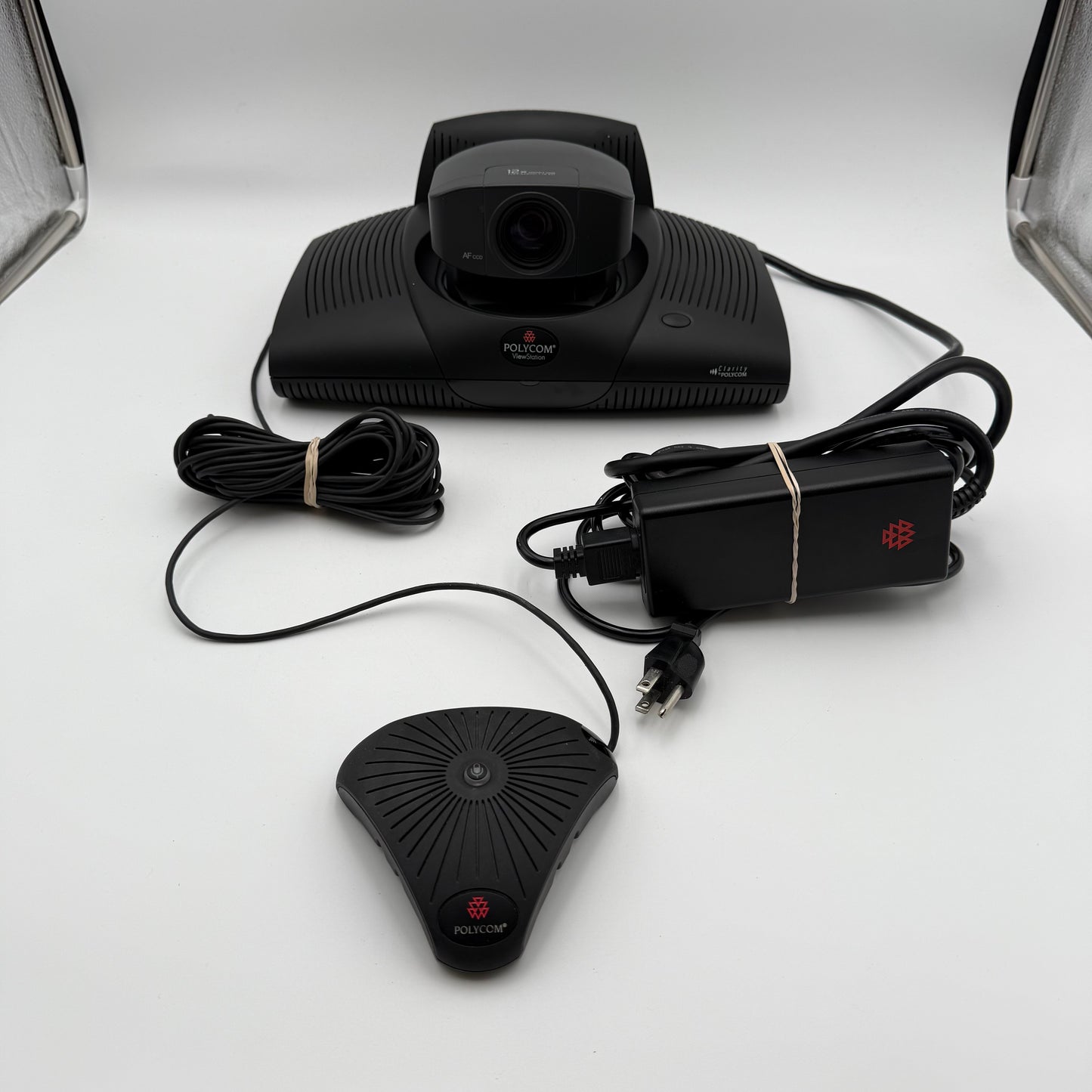 Vintage 1999 Polycom Viewstation PVS-1419 Video Conferencing Unit - Black - Used