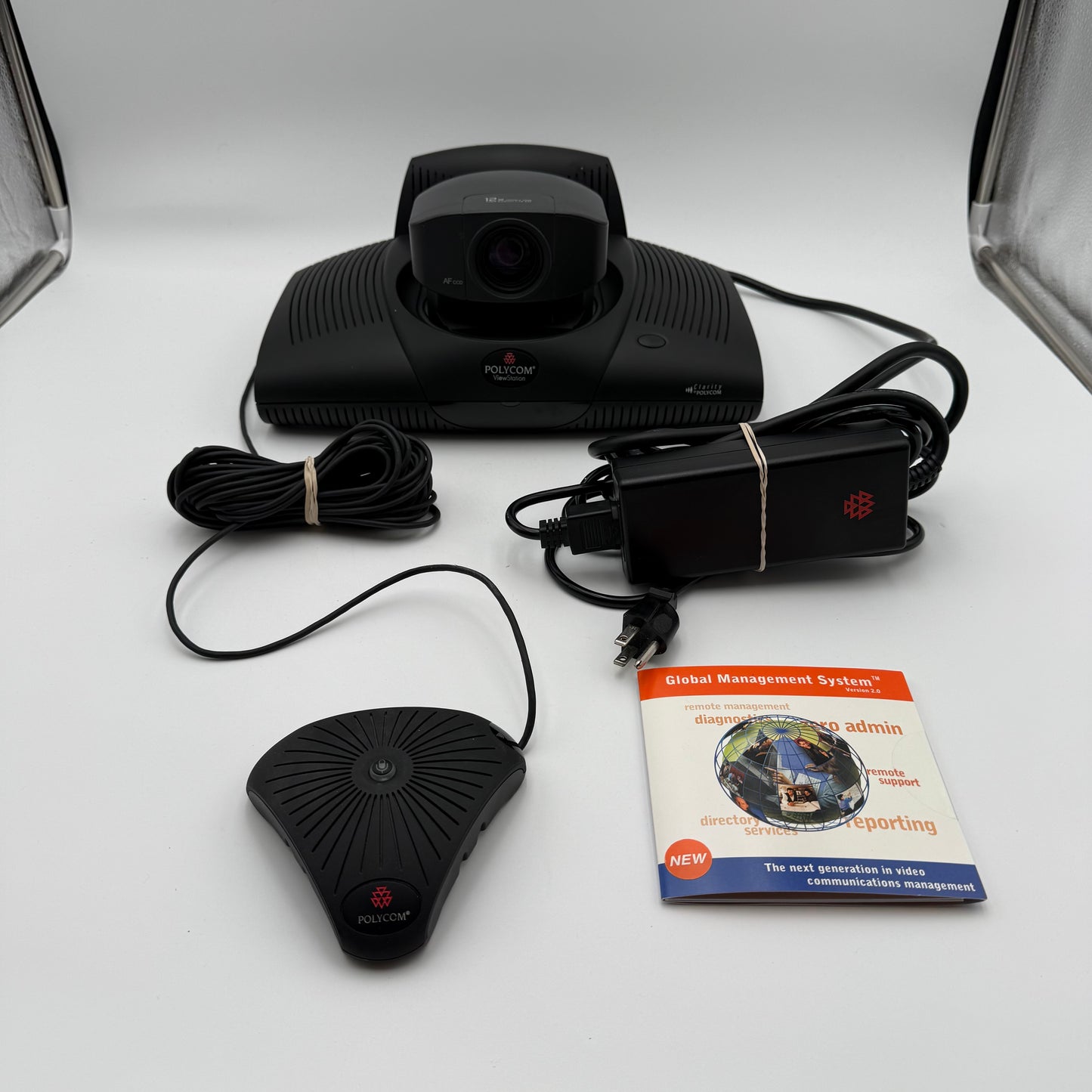 Vintage 1999 Polycom Viewstation PVS-1419 Video Conferencing Unit - Black - Used