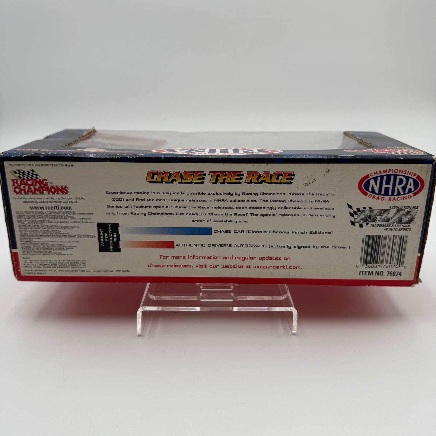 Action Racing 2001 Funny Car 1:24 Dale Creasy Jr NHRA Chase the Race