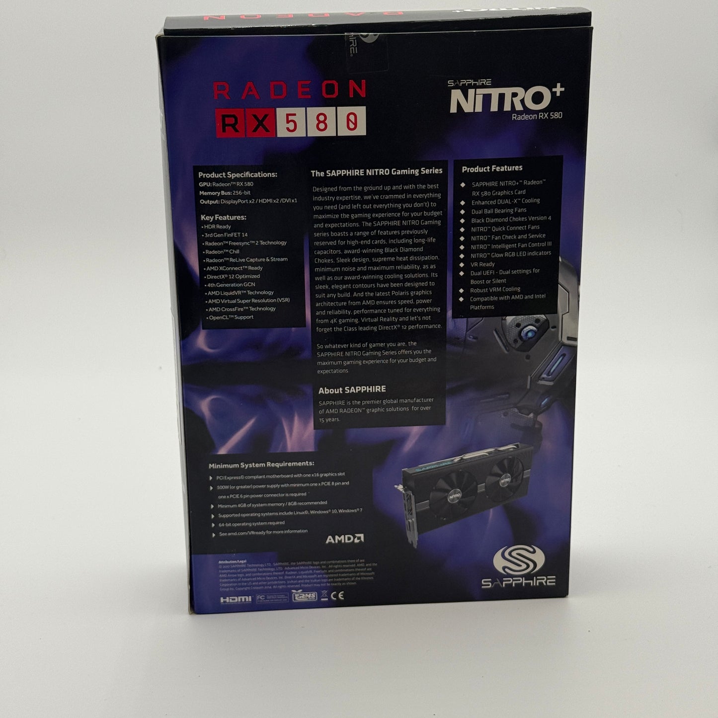 Radeon RX 580 Graphics Card -8GB- Used with Box - Free Shipping & Returns 13
