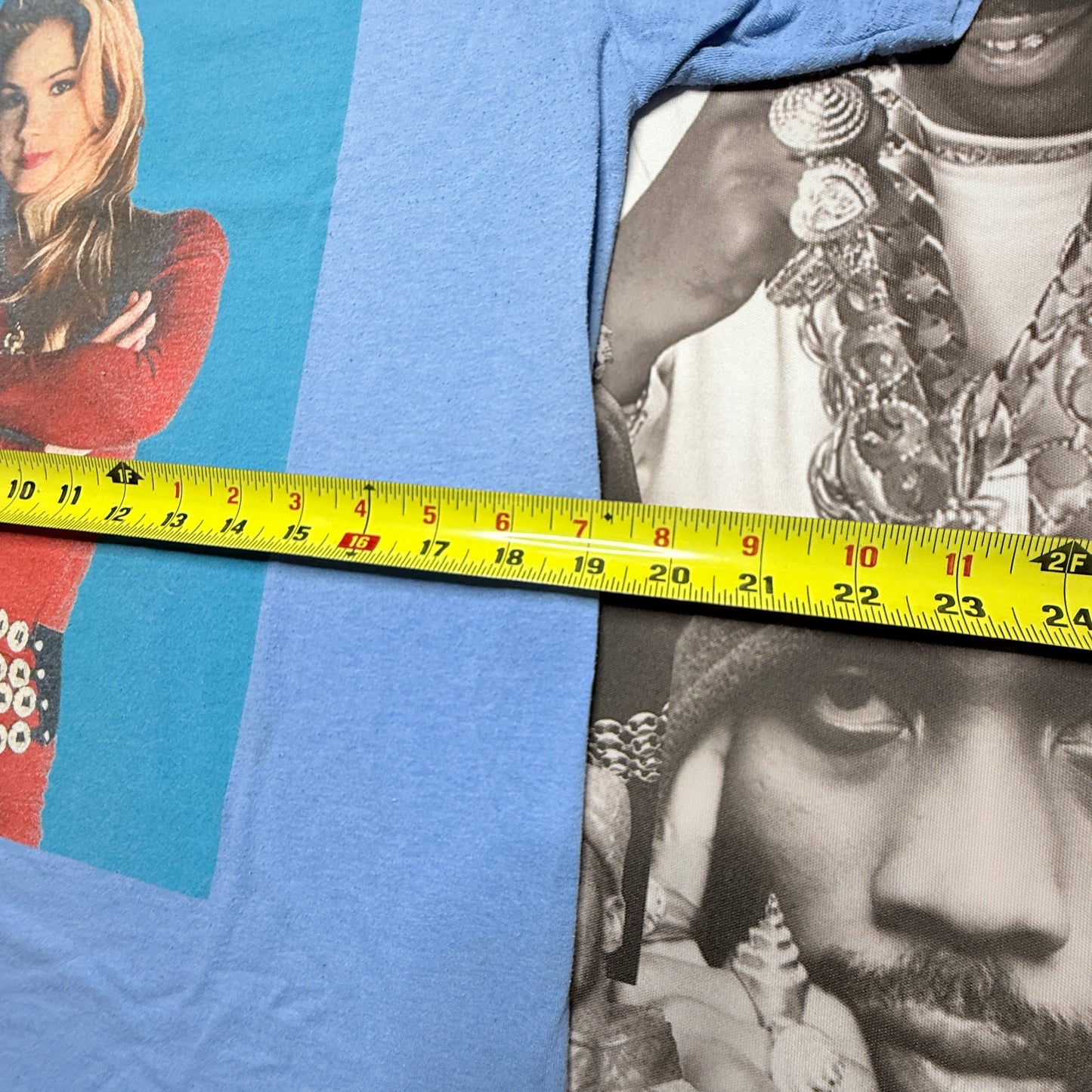 Retro Married With Children Christina Applegate Kelly Bundy Tee Sz Large Blue