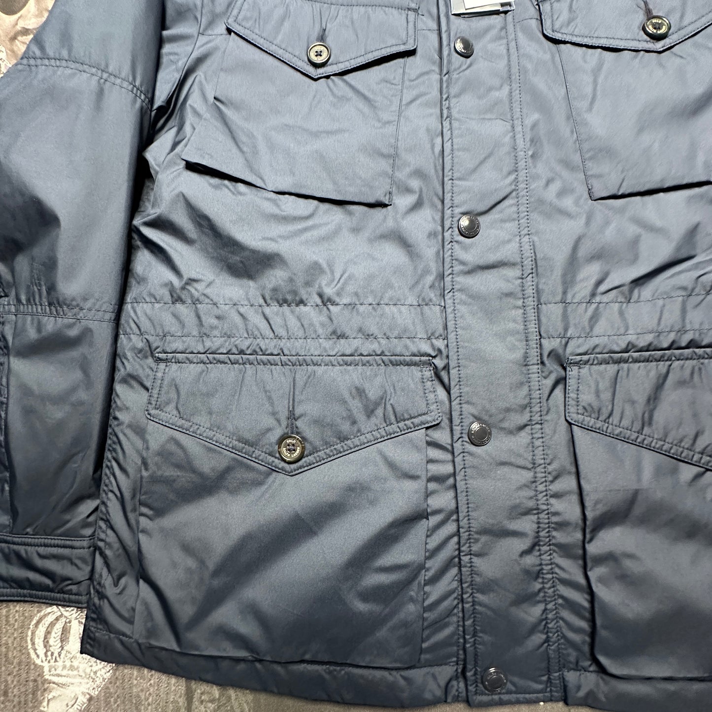 Ralph Lauren Oxford Troops Four-Pocket Jacket Navy Large 710818787002